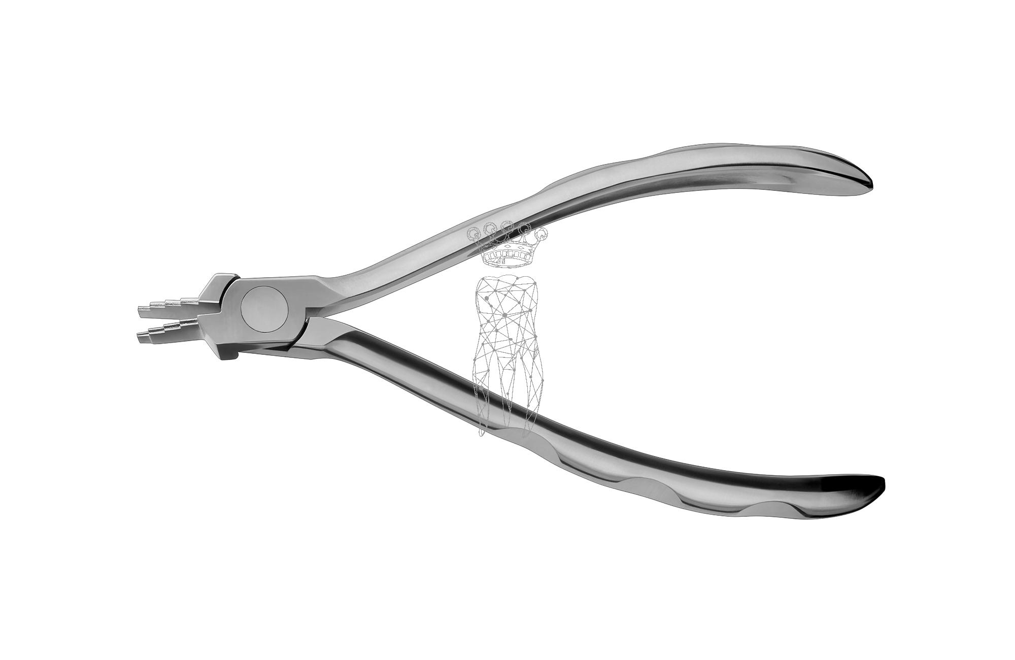 Nance Loop Forming pliers Graduation 3, 4, 5, 6mm