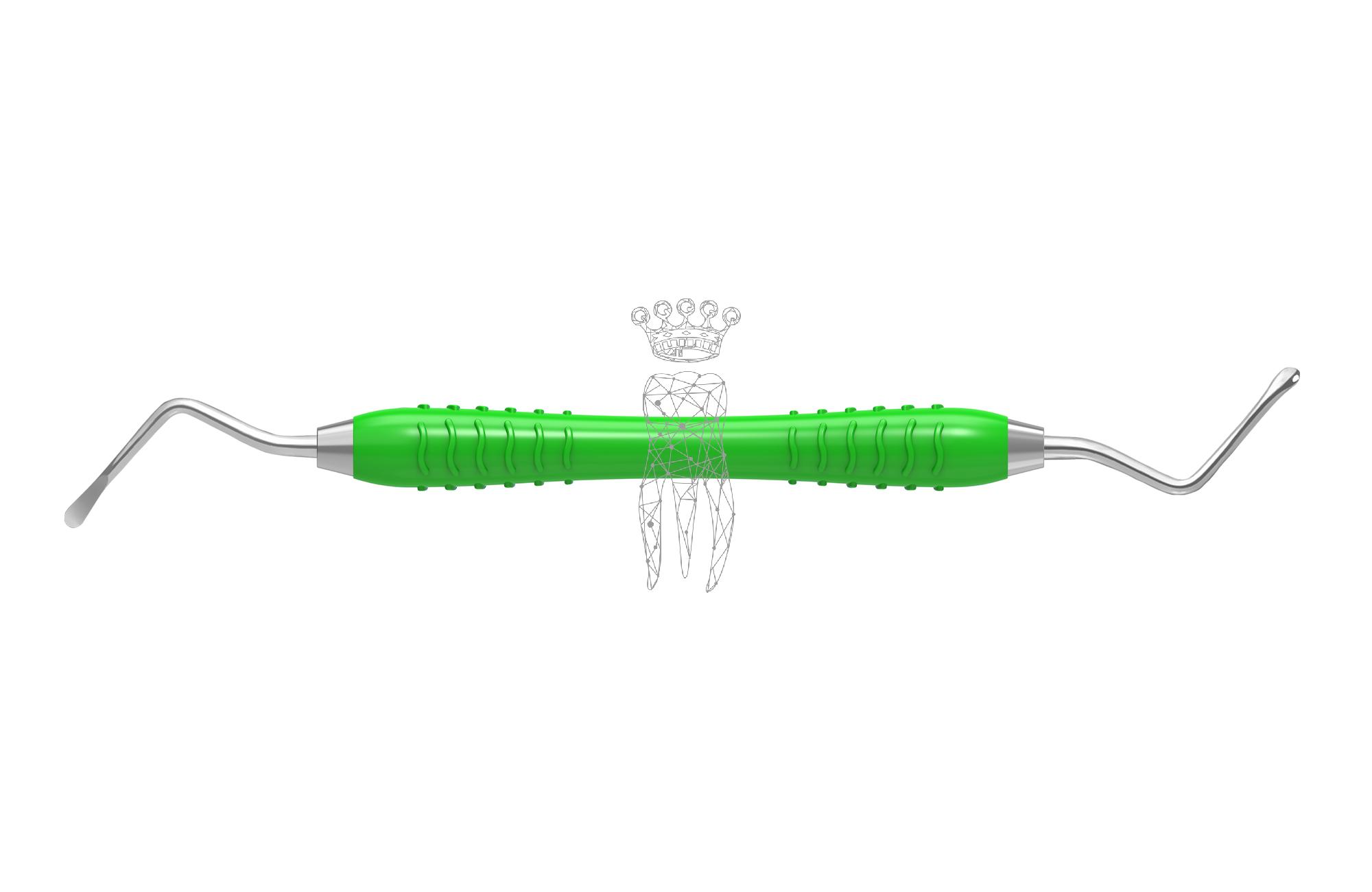 Scharfer Löffel Lucas 2.7mm Colori-Silicon