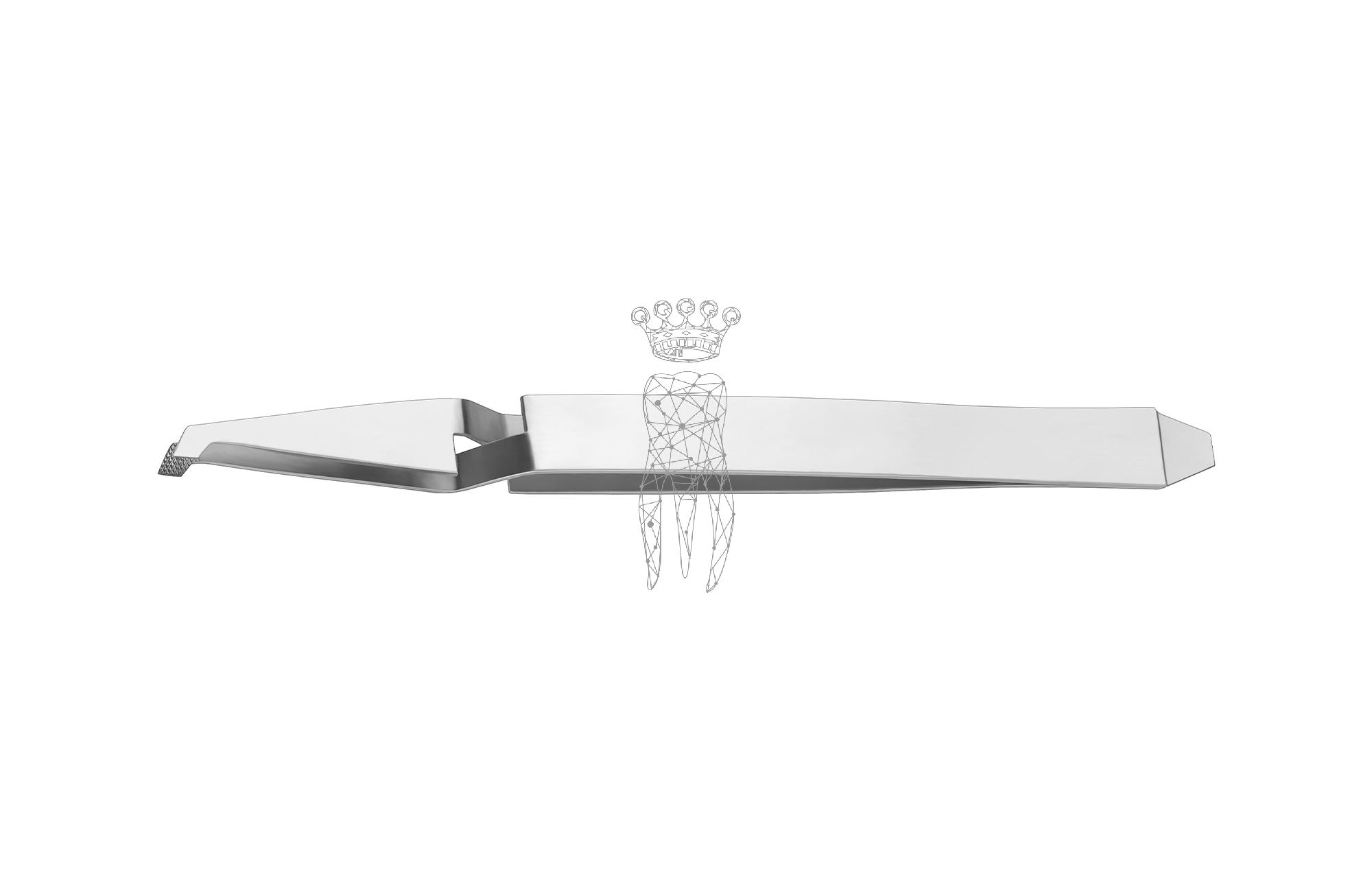 Bracket Platzierpinzette Trapezende zum Angulieren