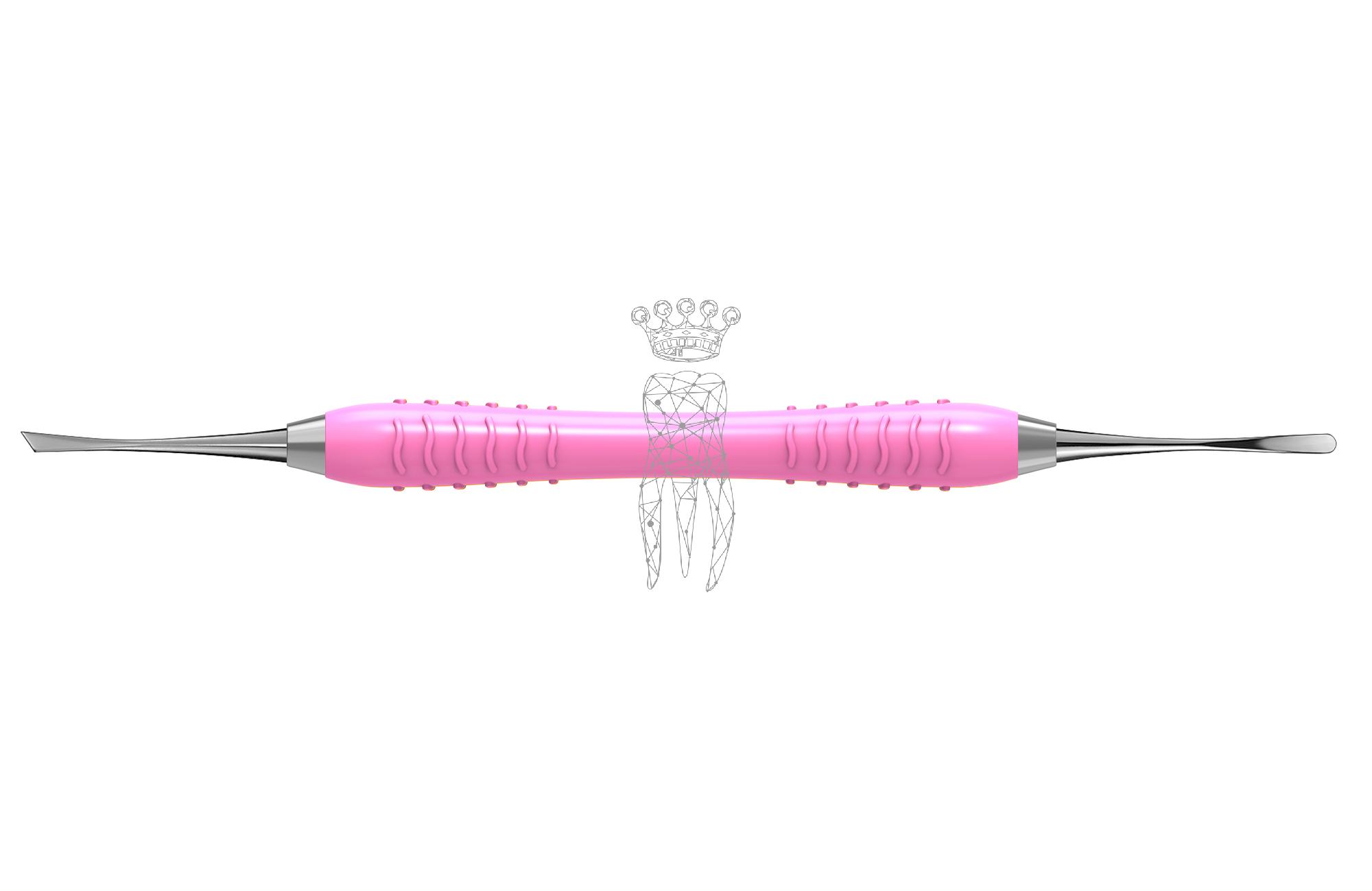 Raspatorium MINI-GLICKMAN Colori-Silicon Klinge 3.0mm / Raspa: 3.0mm