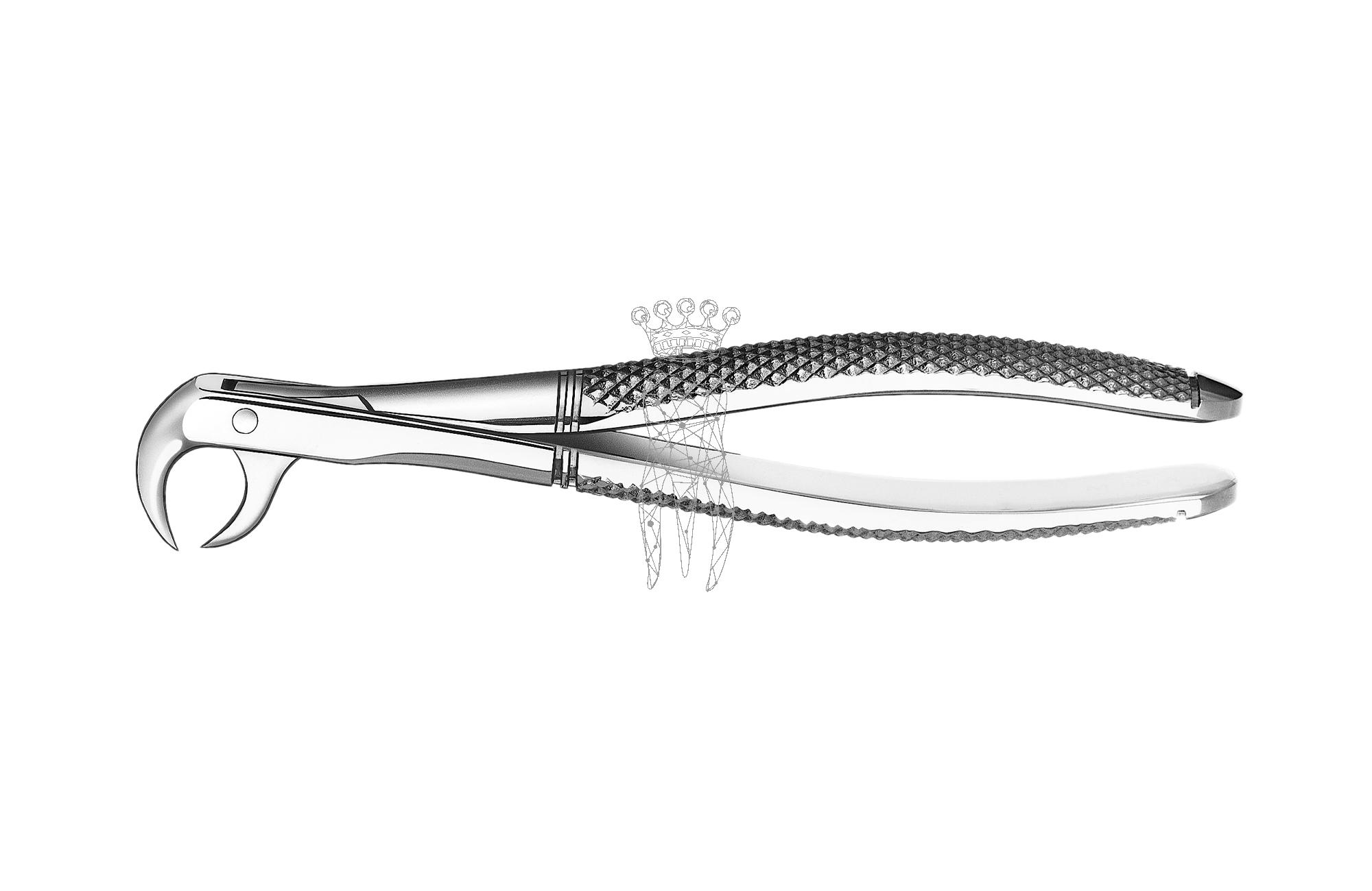 Extracting forceps Lower-Jaw molars