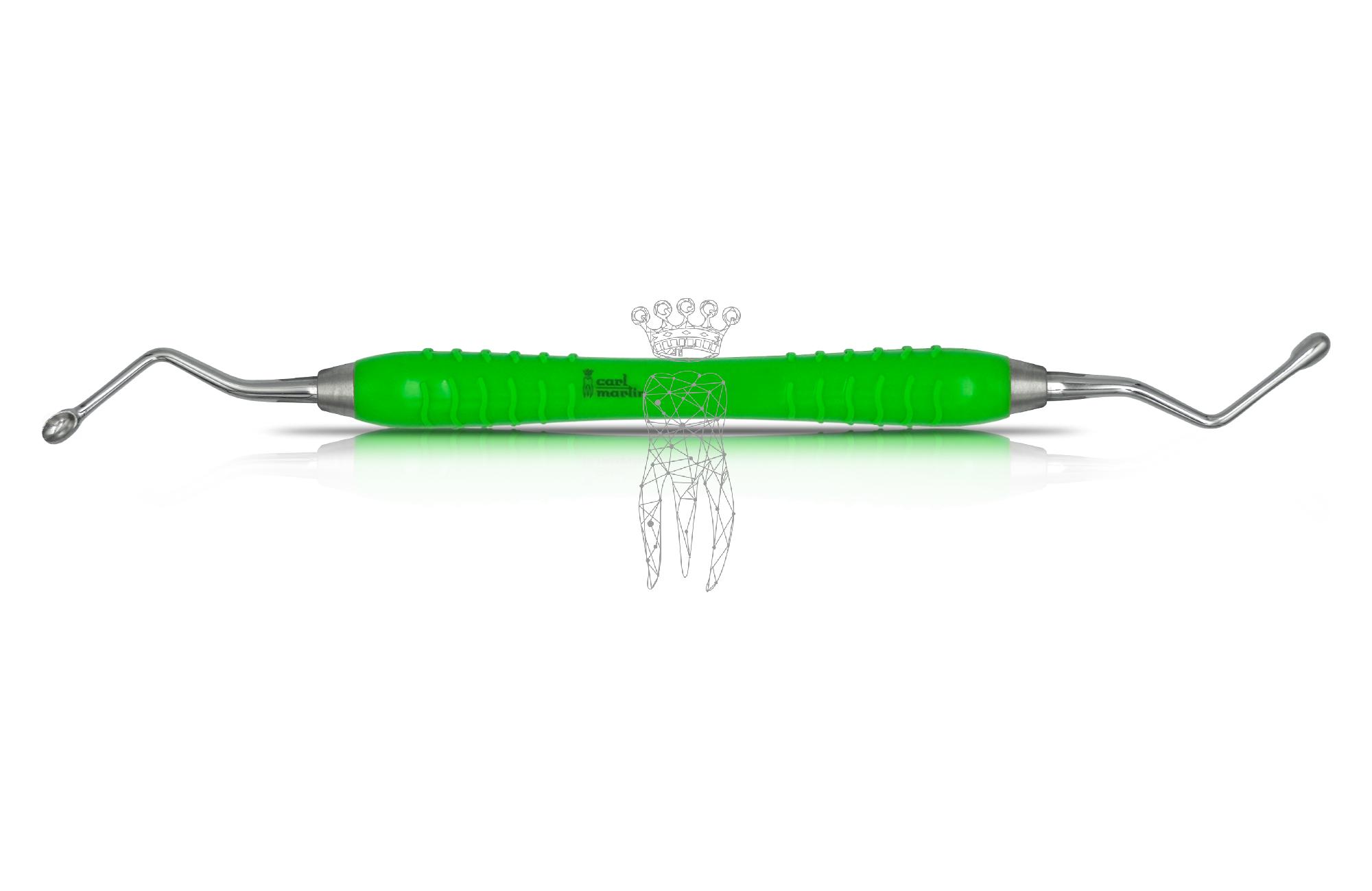 Scharfer Löffel Hemingway oval 3.8/6.0mm Colori-Silicon
