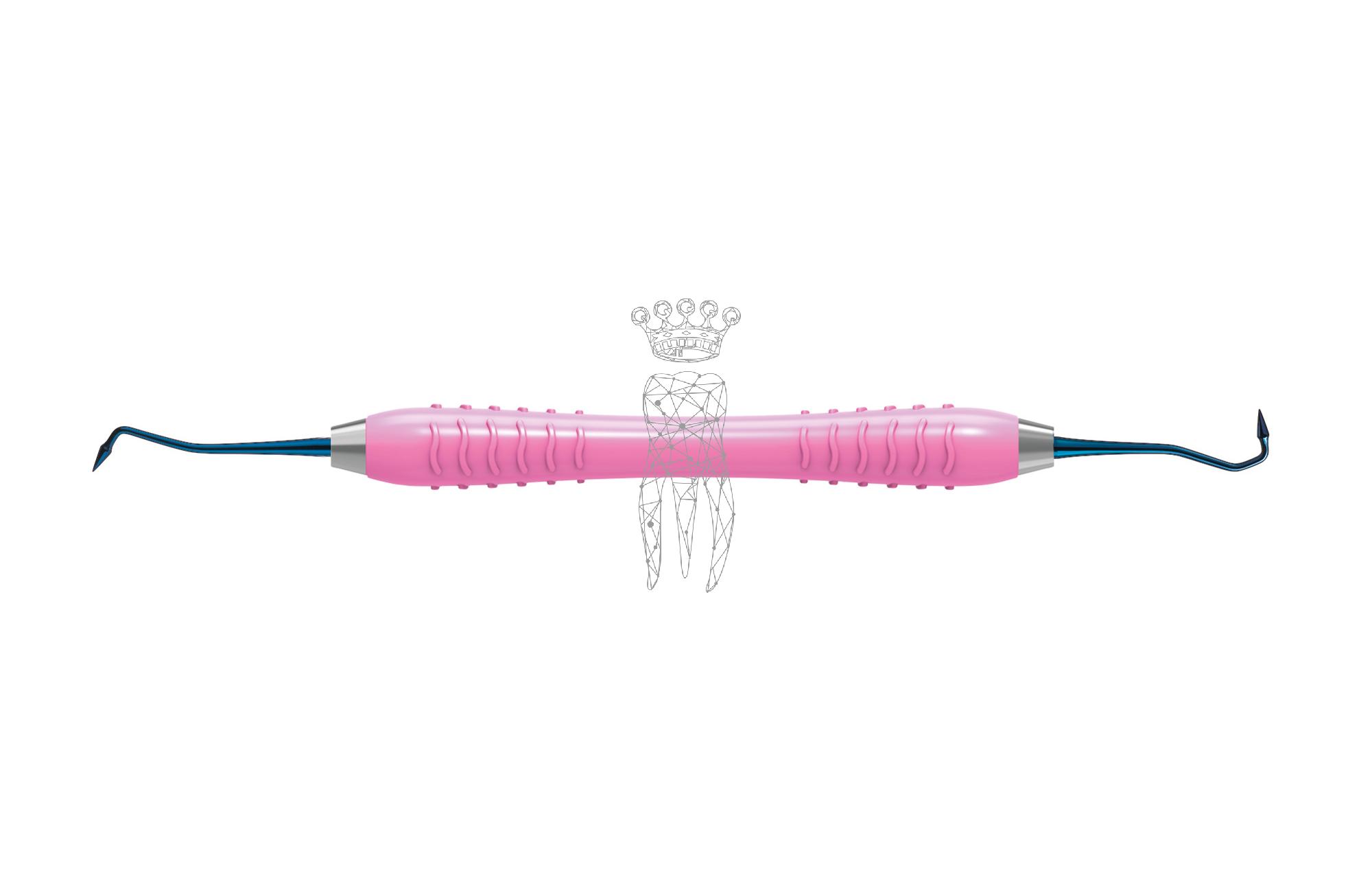 Kegel spitz Kontrawinkel Ø1.6mm/Ø1.6mm PolyFill Colori-Silicon BlackPlasma
