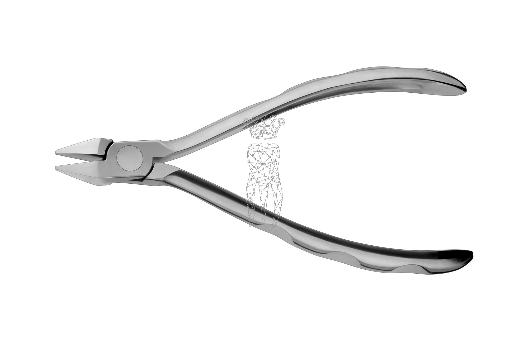 Wire bending pliers  ADAMS for precise right angle bends