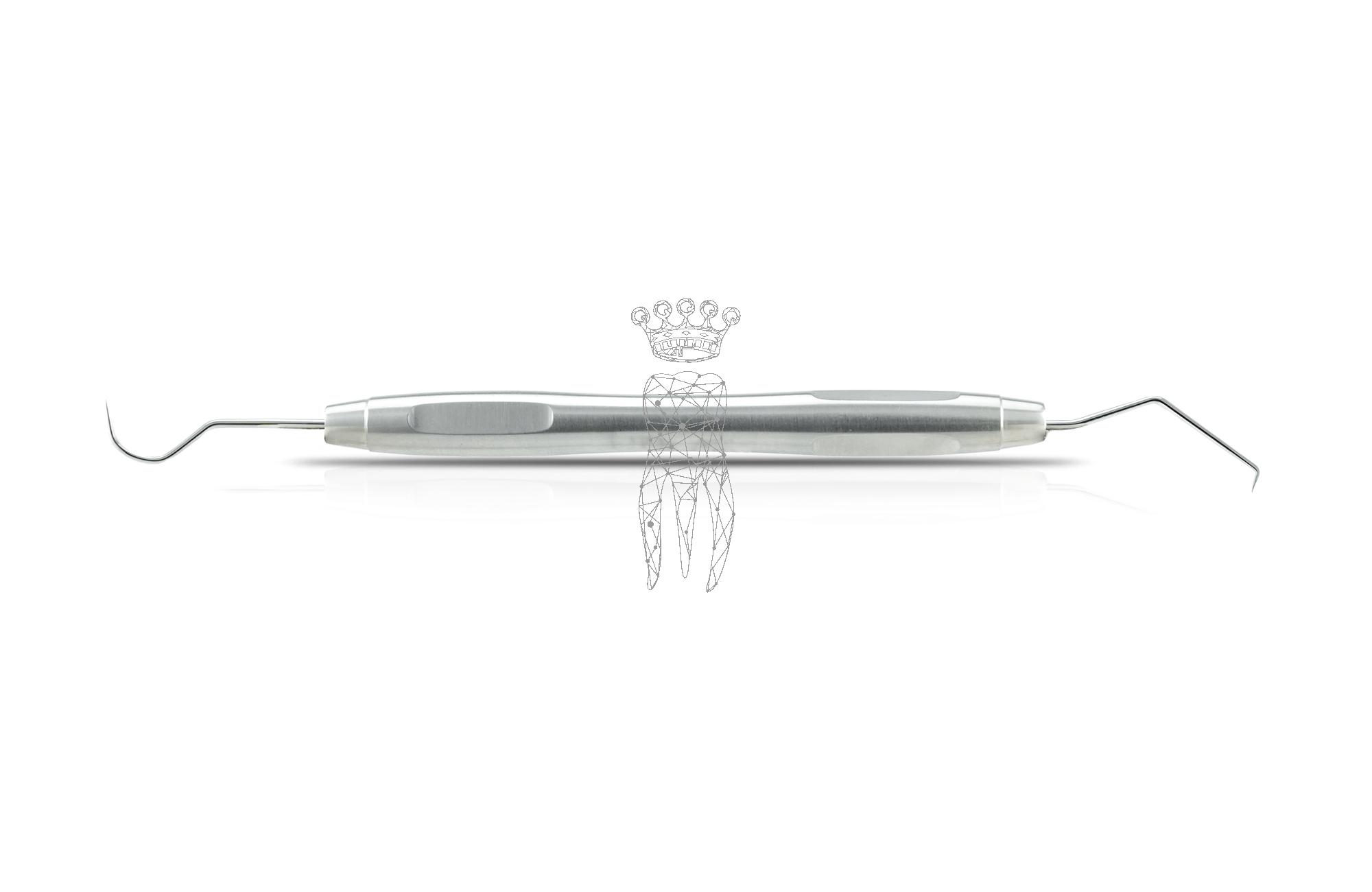 Probe double-ended cow-horn/hook LS-Passion