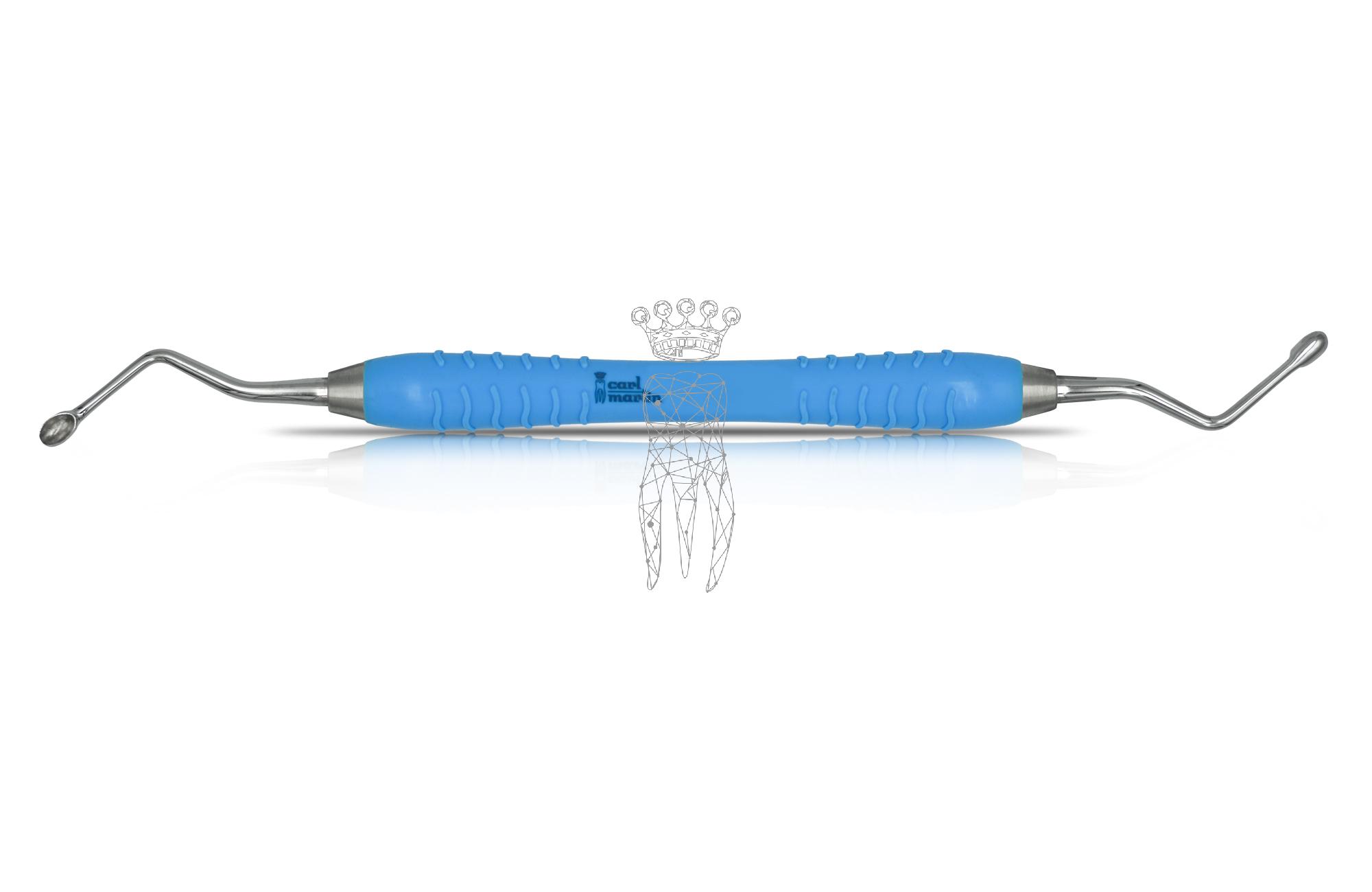 Scharfer Löffel Hemingway oval 3.8/6.0mm Colori-Silicon