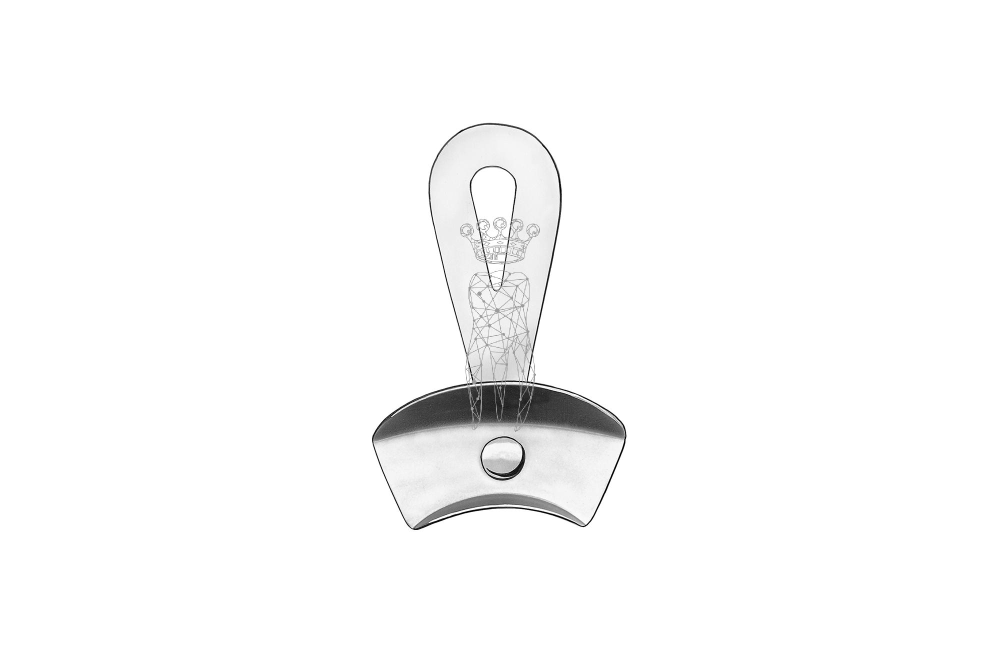 Impression Tray Universal with rotating handle - non-perforated