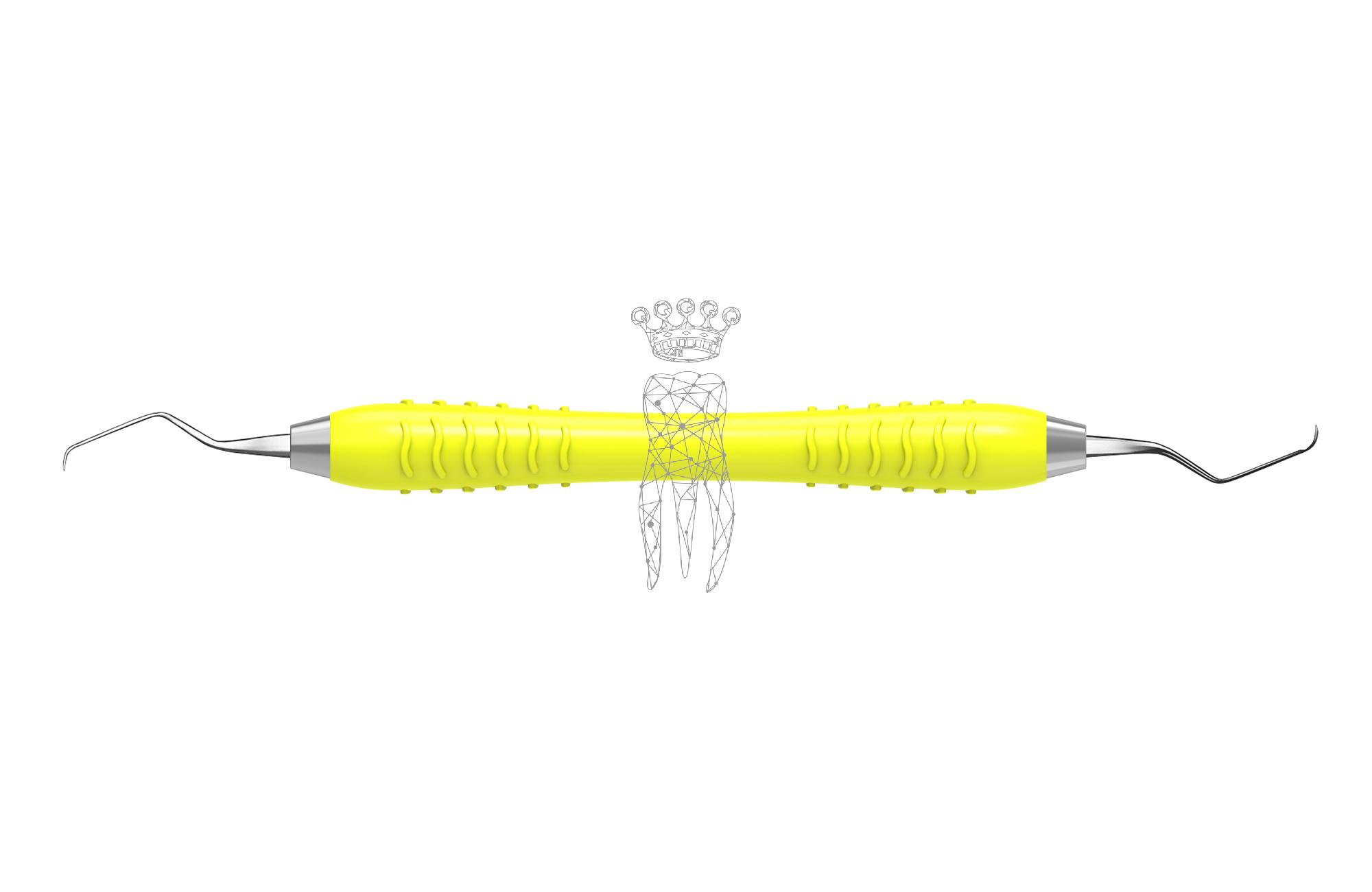 Kürette Gracey MiniFive Colori-Silicon LiquidSteel mini five
