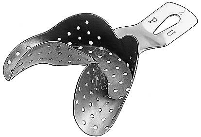 Impression tray Ehricke Lower-Jaw perforated