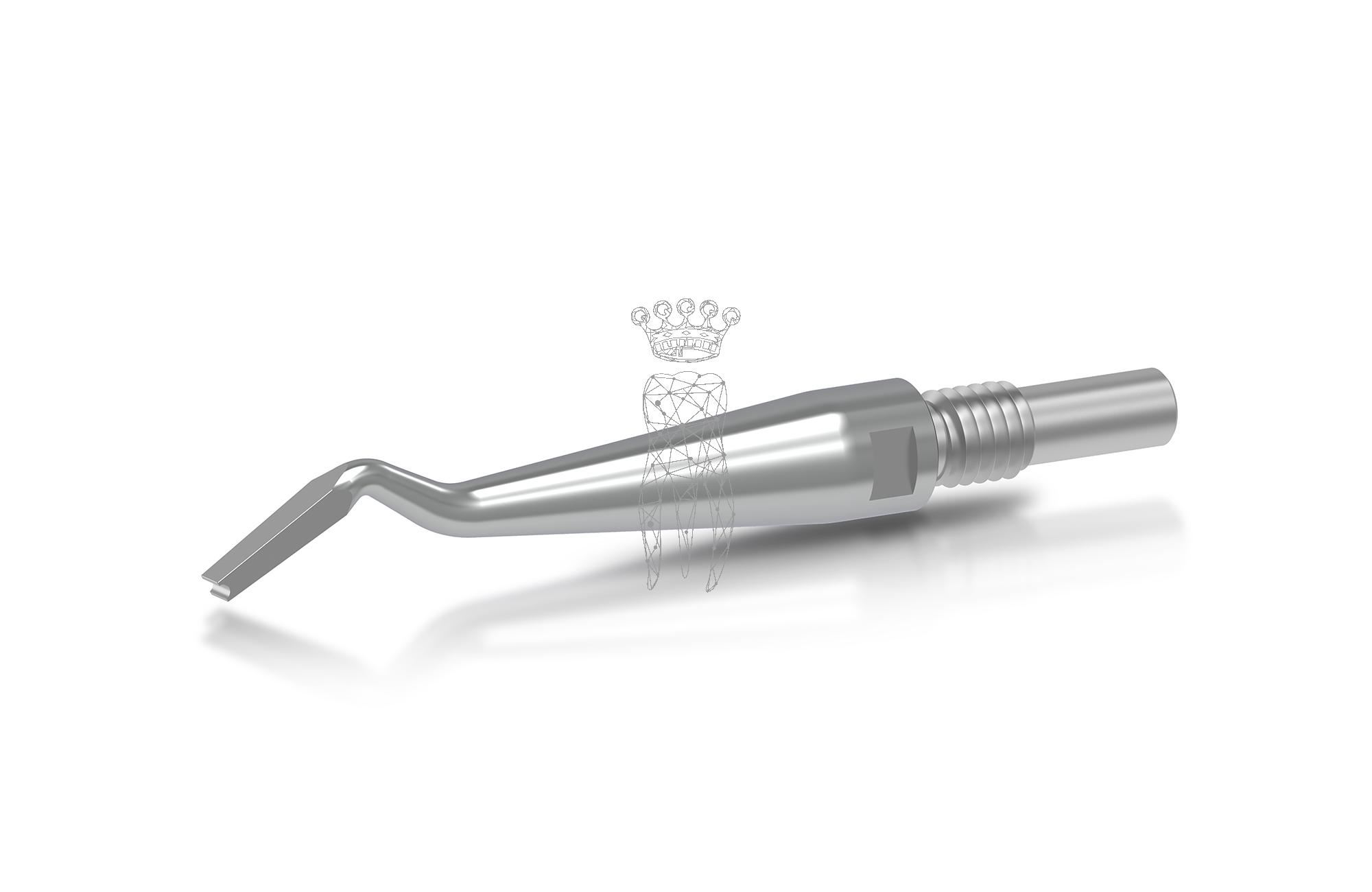 Tip for band seater curved-narrow  