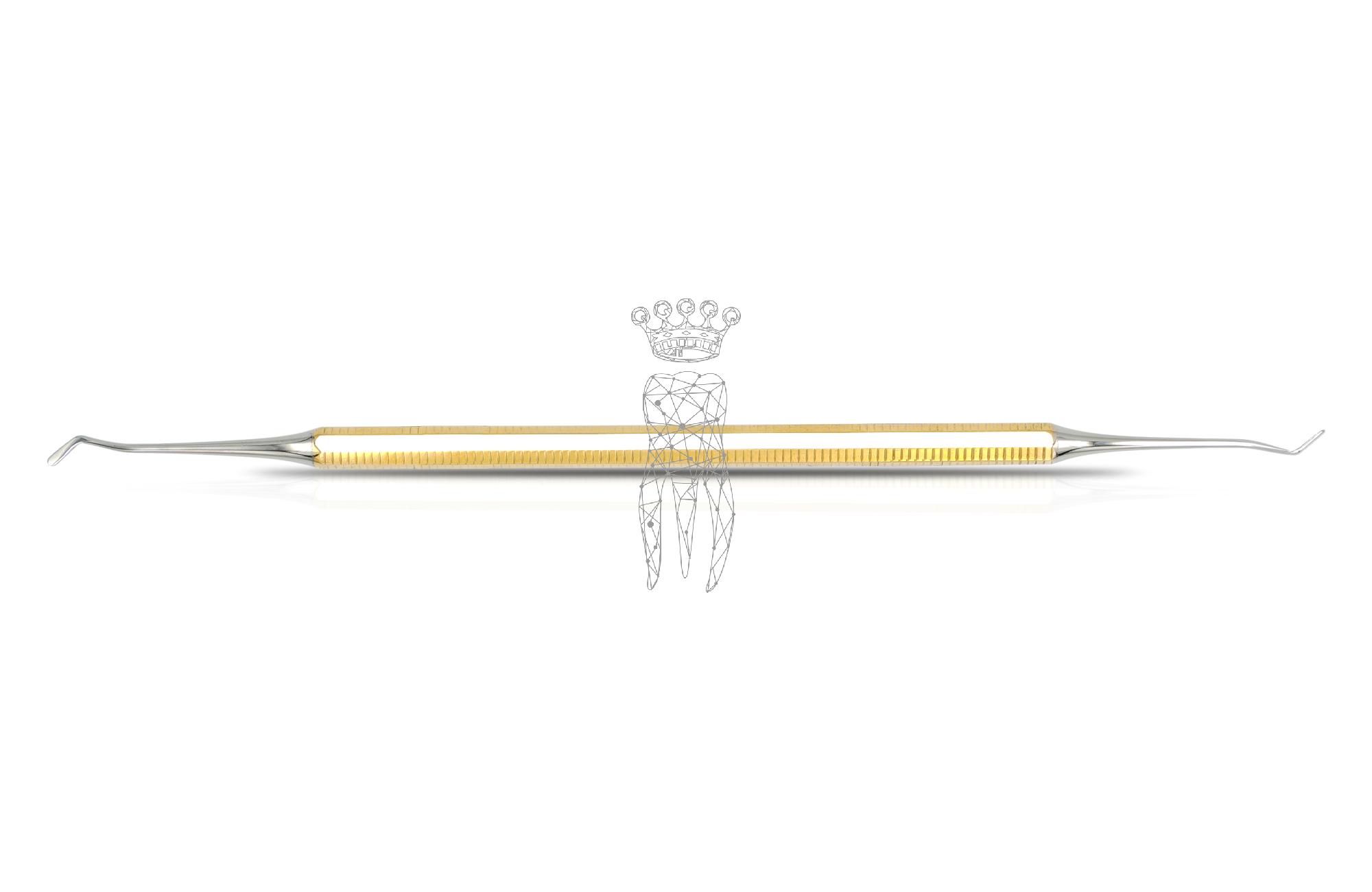 Spatel Universal ASH 1.5/2.0mm -0,40mm Compositinstrument PolyFill GOLD