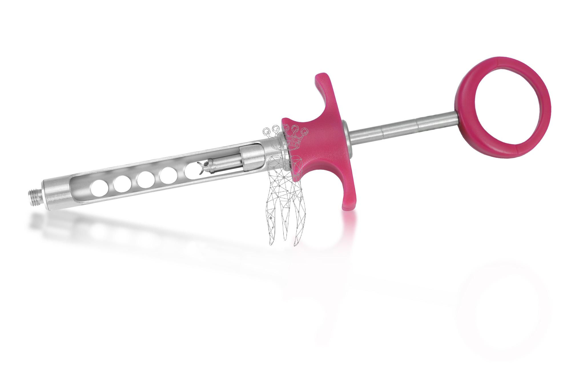 Zylinderampullenspritze CRAW pink