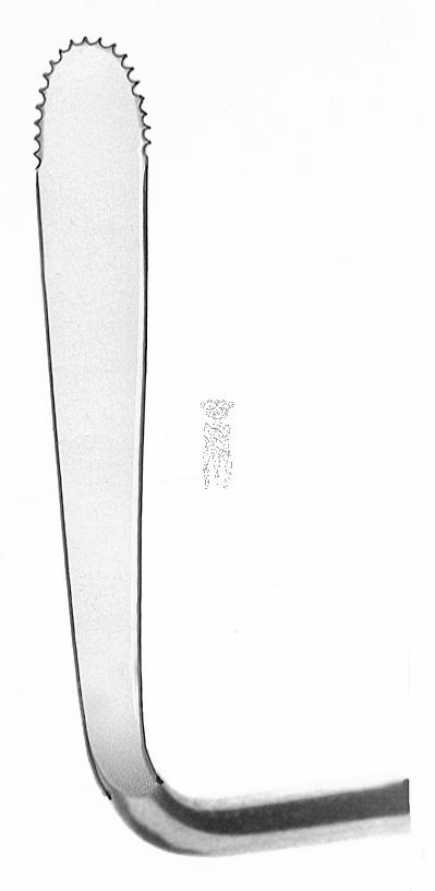Retraktionsfadenleger mit Mikrozahnung breite 2.0mm