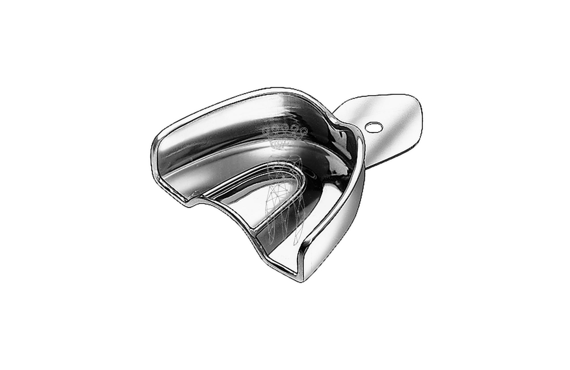 Impression Tray ERGOLOCK non-perforated Upper-Jaw