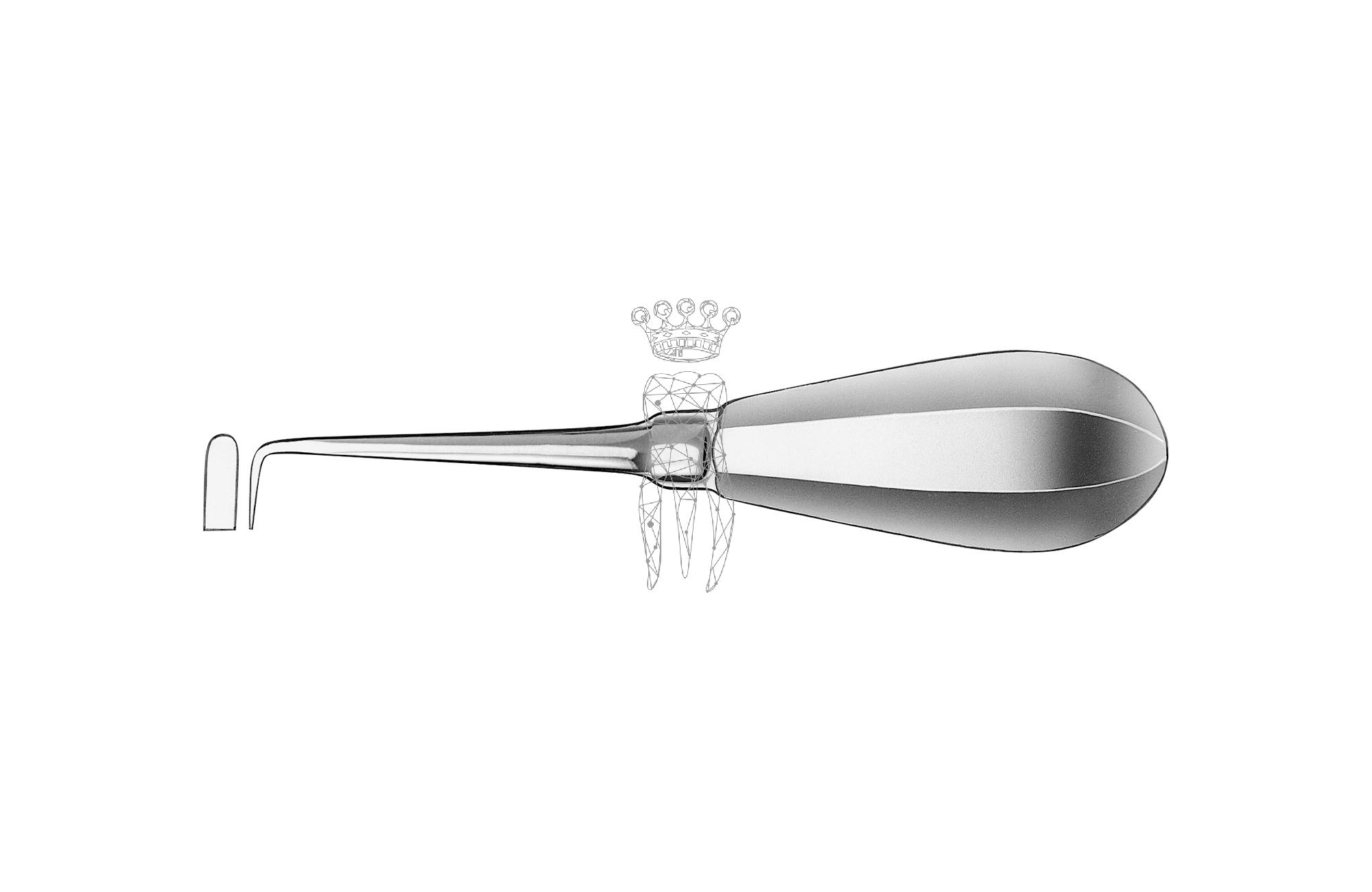 Kronenaufbieger gebogen quer 90° 5.0mm - |=0.5mm