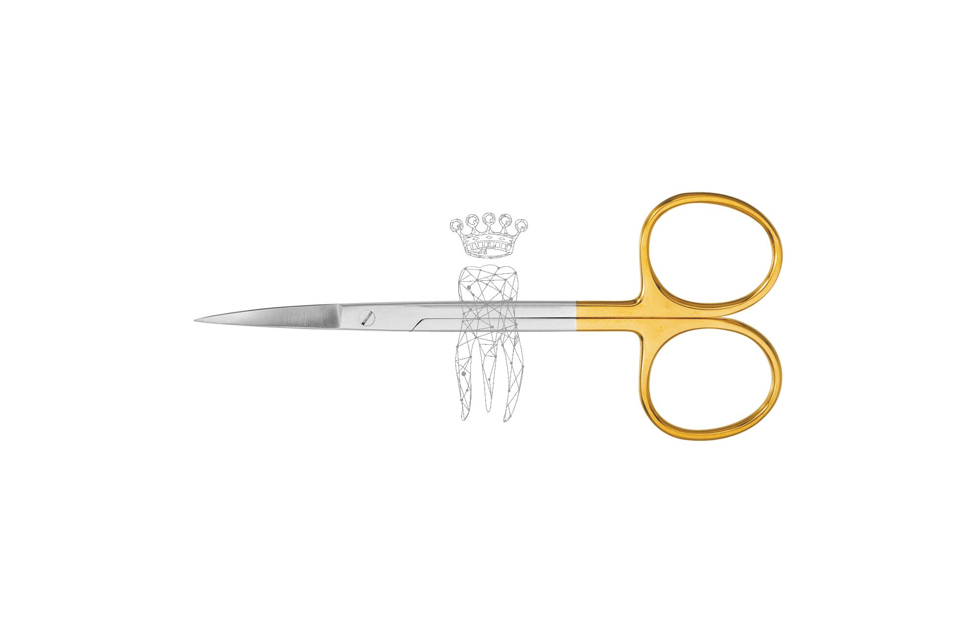 Gum scissors tungsten carbide 12cm