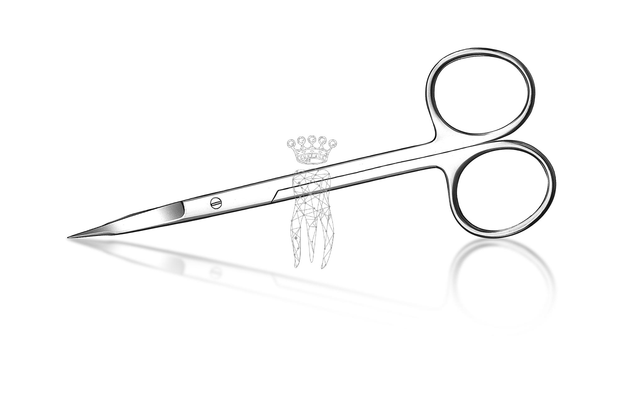 Gum scissors GOLDMAN-FOX
