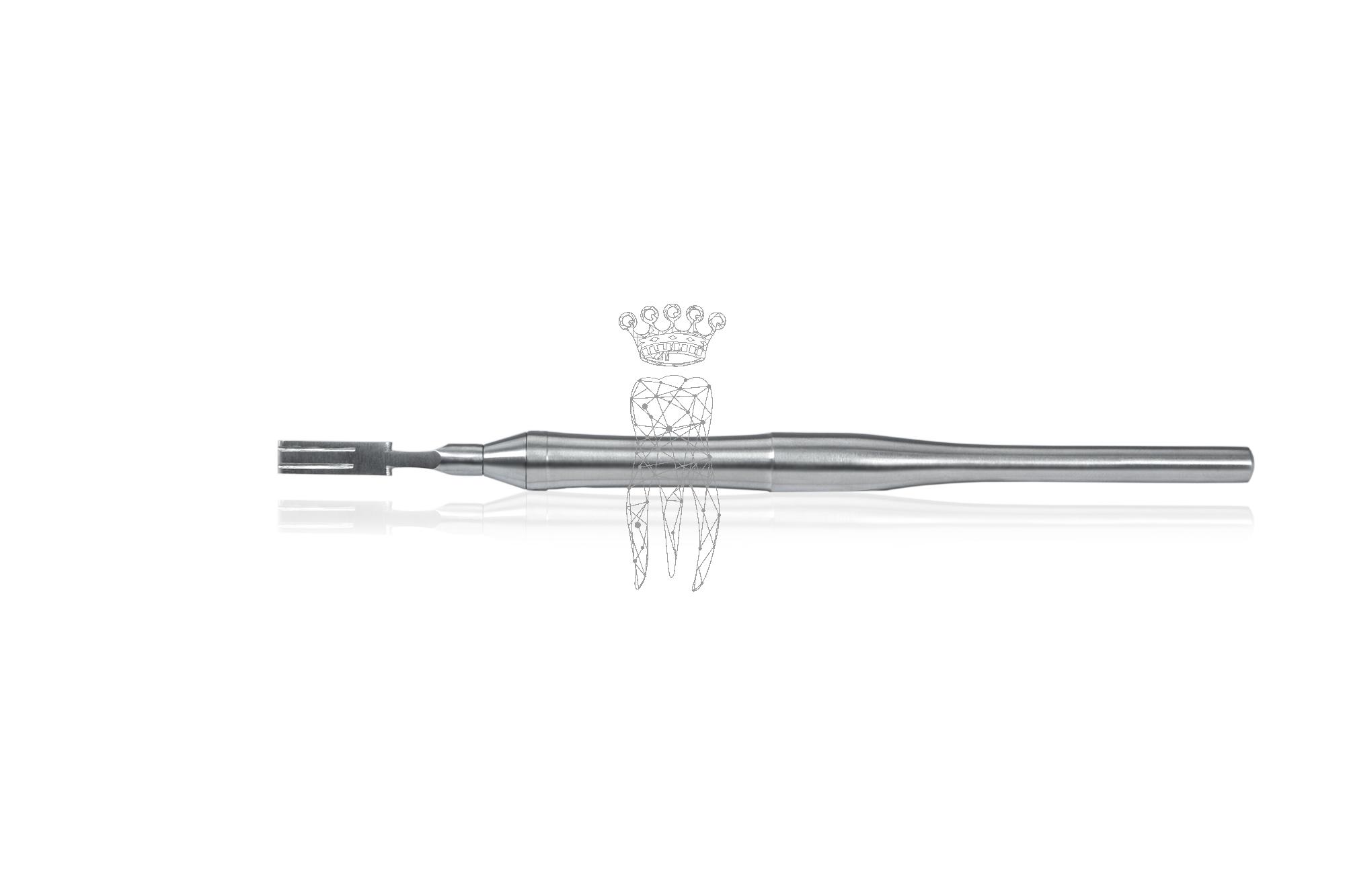 Scalpel blade holder, doubleblade 2.0mm for blades 10,11,12,12D,15,15C - LS