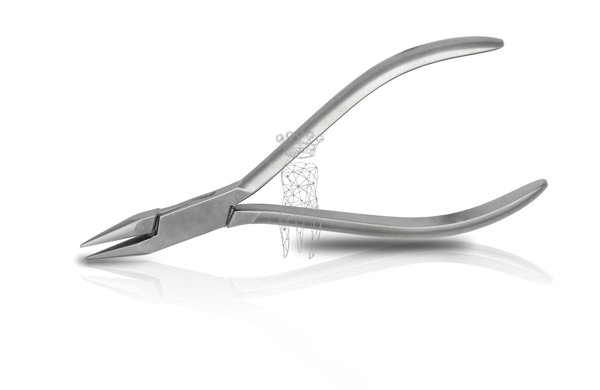 Flach-Spitzzange, gerieft RS