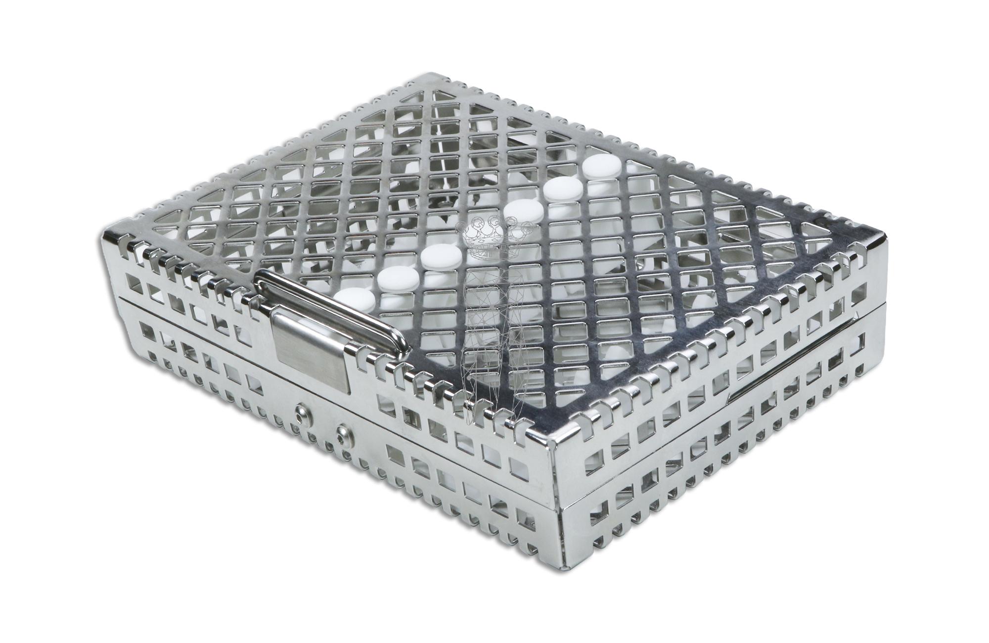 Steri-Wash-Tray 190x140x34mm 10 Instrumente - Silikon weiß
