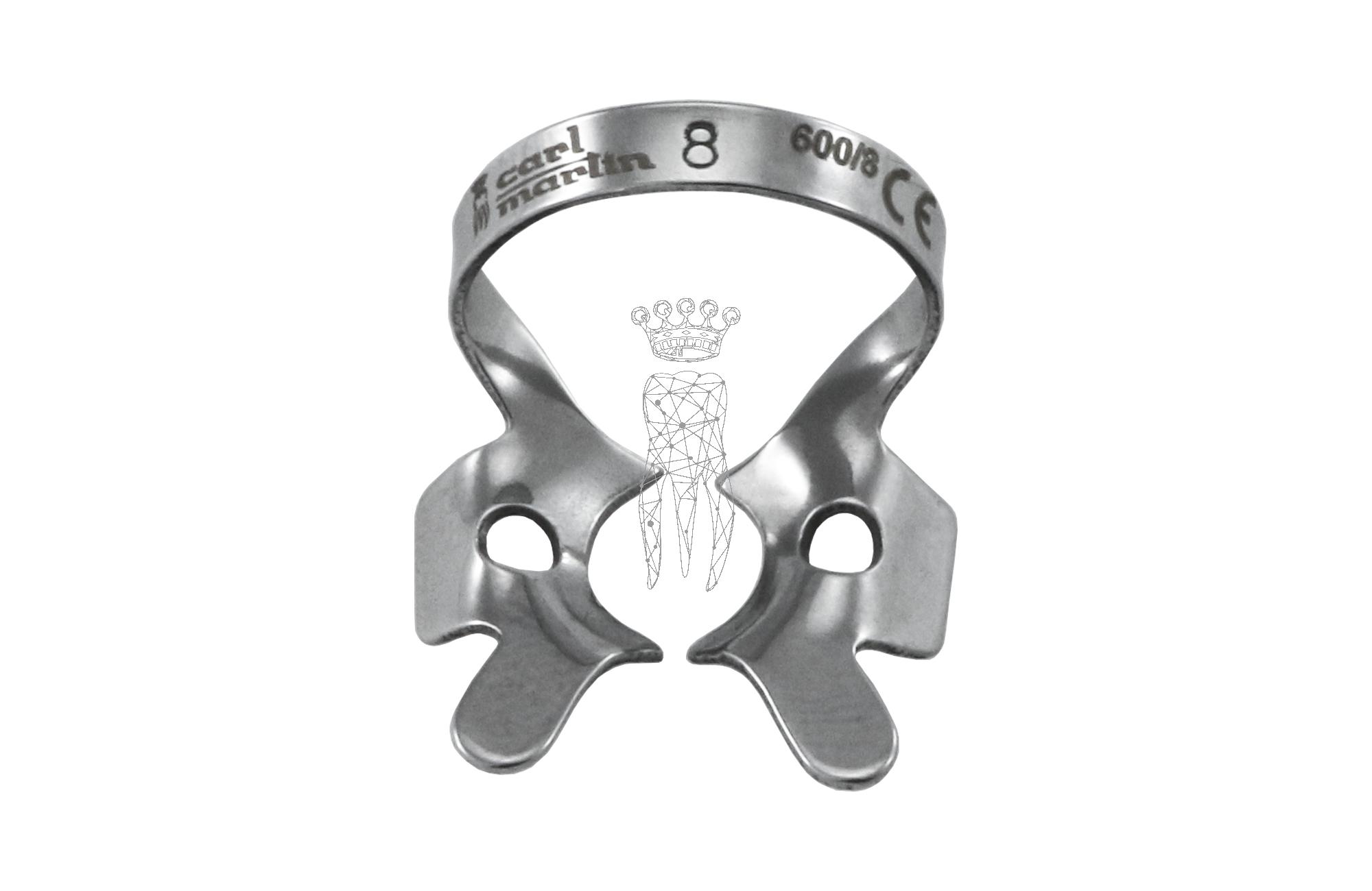 Rubber Dam Clamps #8U Mmolar