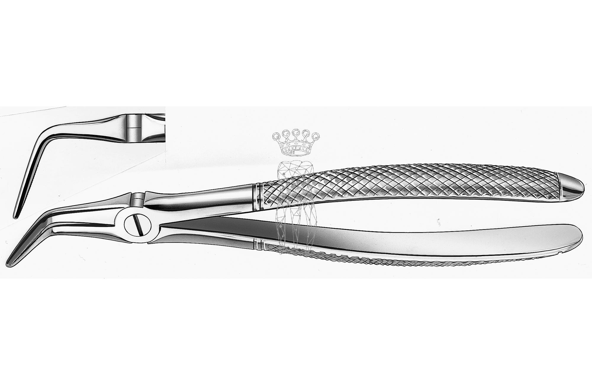 Extracting forceps Lower-Jaw roots/fragments