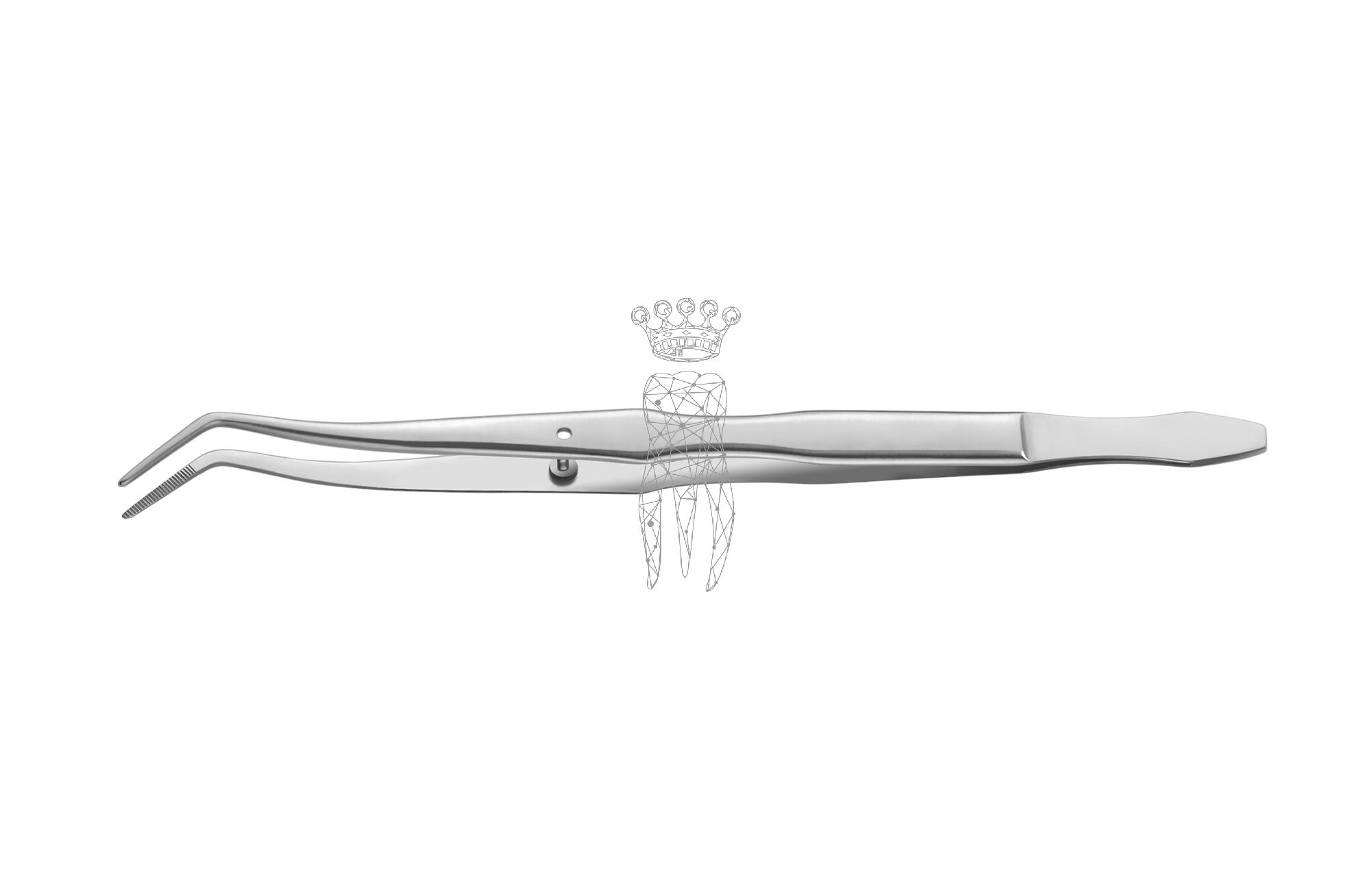 Pinzette Meriam LiquidSteel 15cm schlankes feines Modell