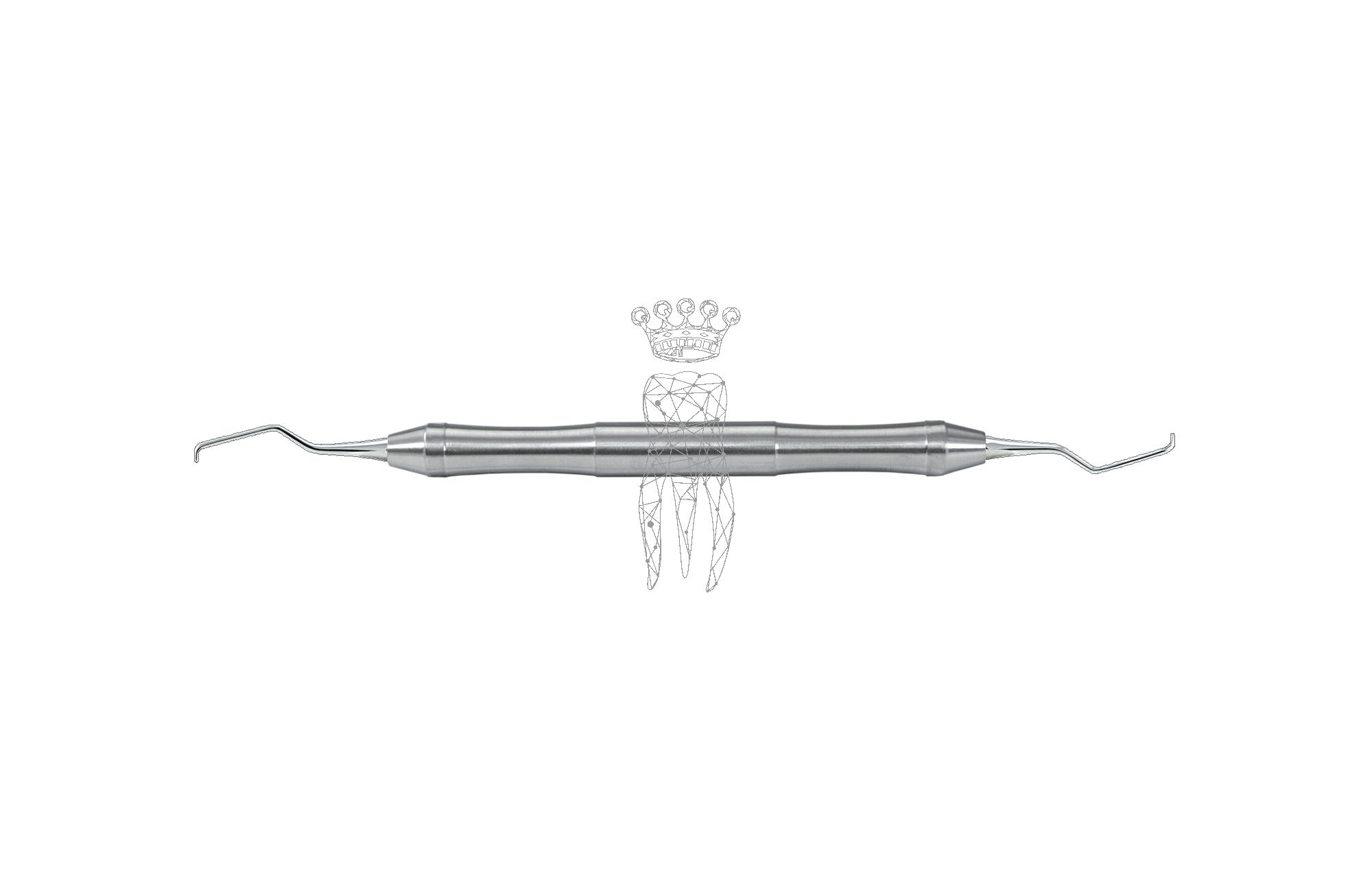 Kürette Gracey Micro-Mini-Five LiquidSteel - Griff 9.5mm hohl leicht