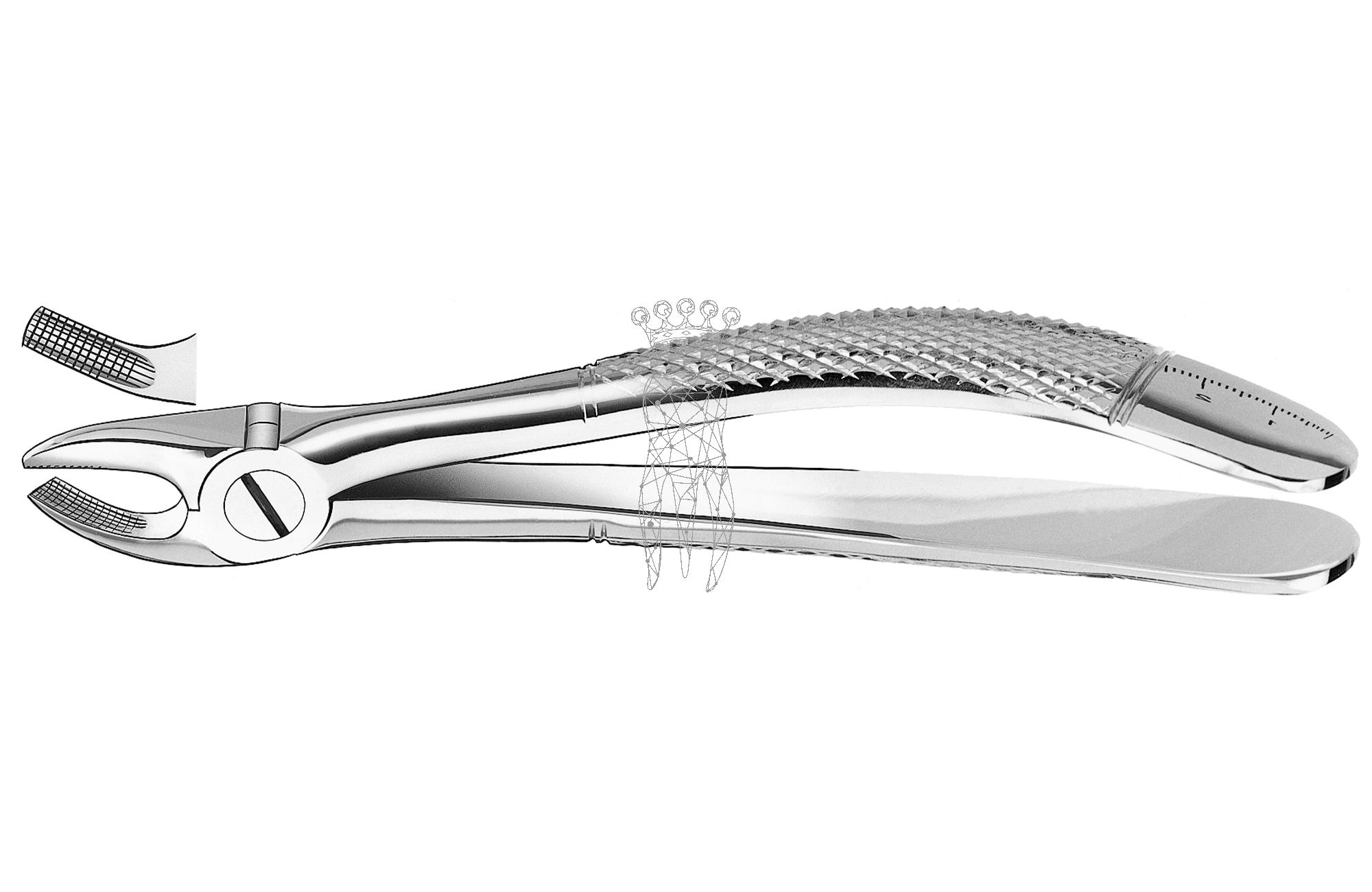 Children extraction forceps frictiongrip Upper-Jaw molars right - left