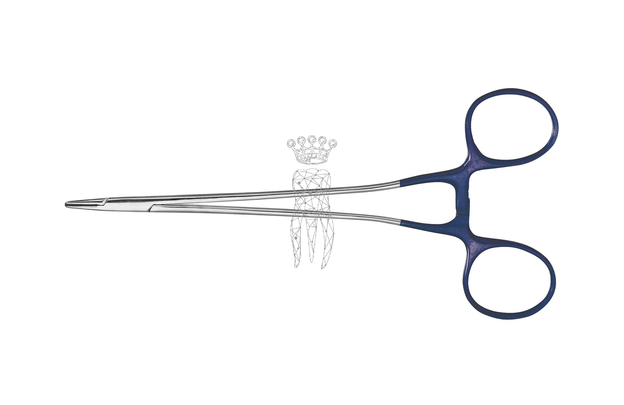 Nadelhalter Crile-Wood 15cm RH schlankes Modell