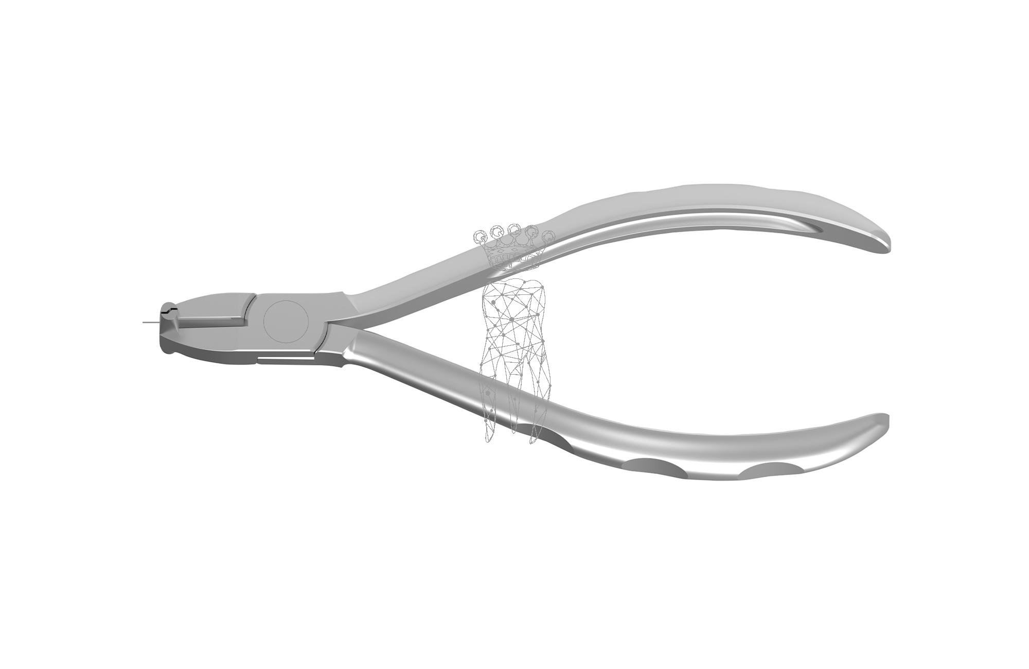 Bayonet Step pliers 0,75mm max. 0.56 x 0.70mm/0.022 x 0.028
