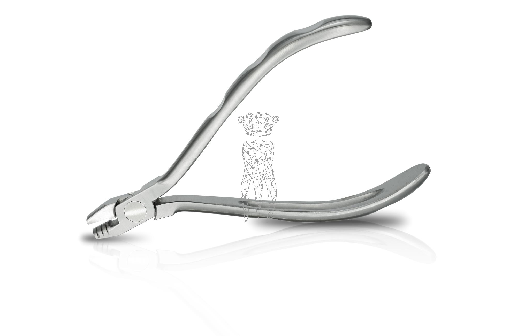 Hollow Chop Contouring pliers De Da Rosa with guide grooves