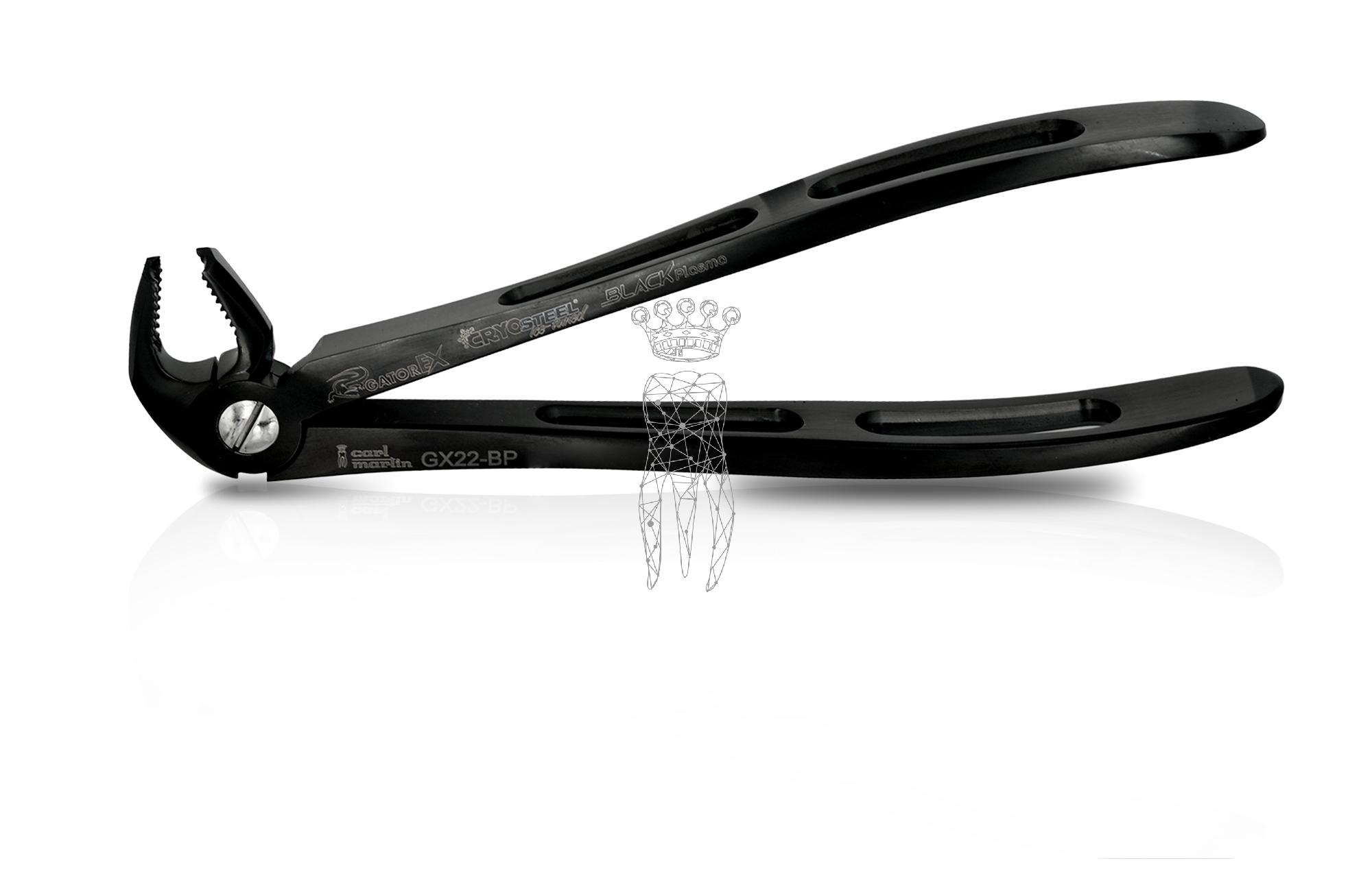 GatorEX Extracting forceps BlackPlasma Lower-Jaw molars right + left