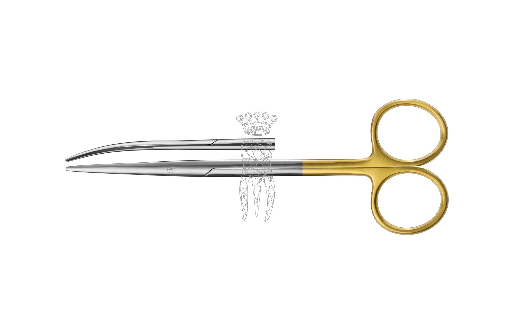 Surgical scissors Metzenbaum TC curved fine 14.5cm