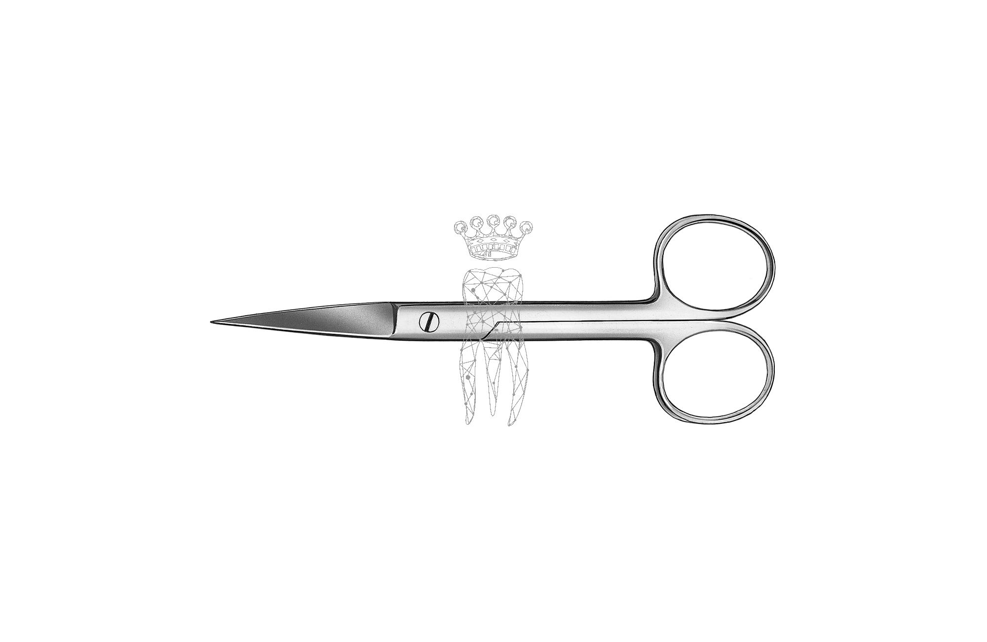 Surgical scissors 13cm