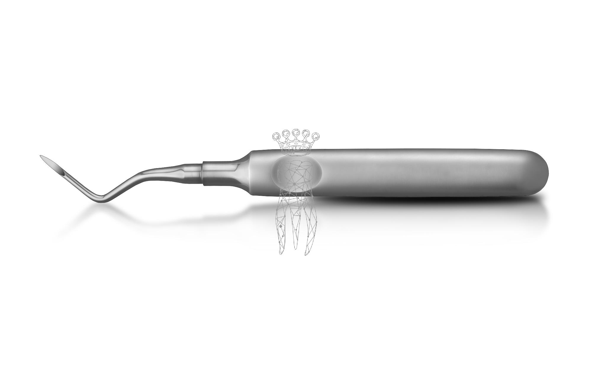 Apical fragment ejector left 2.5mm LiquidSteel