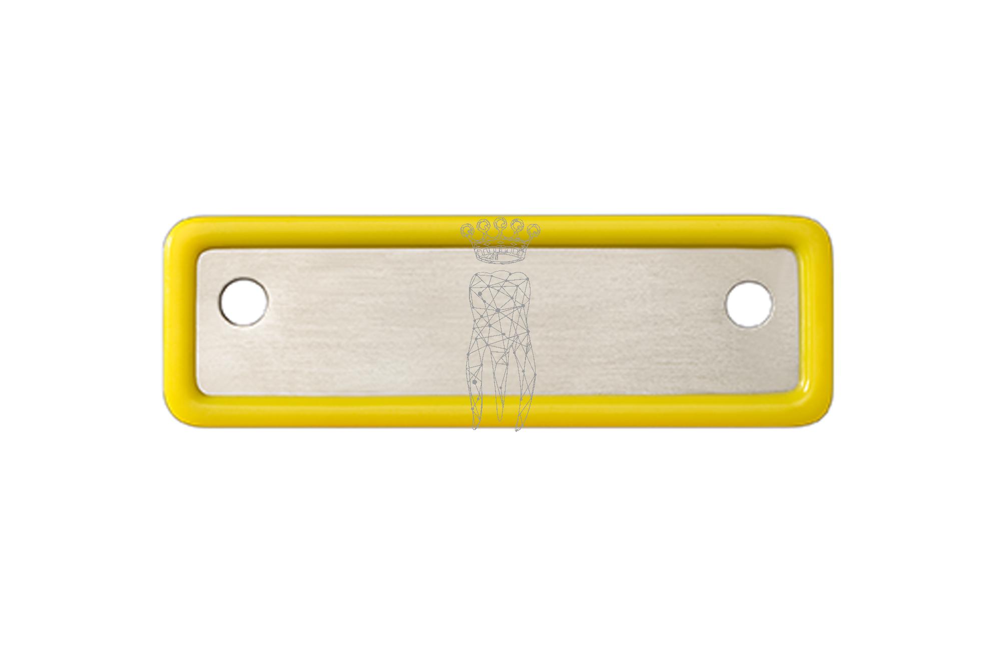 Kennzeichnungsschild gelb für Steri-Wash-Trays 3029