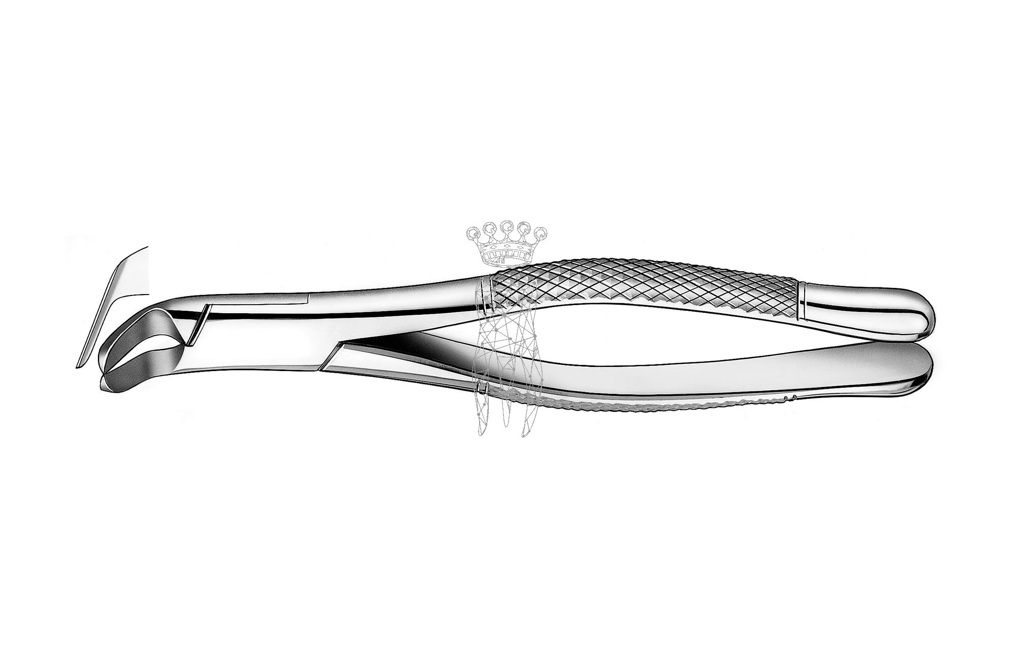 Extracting forceps american pattern Lower-Jaw splitting forceps