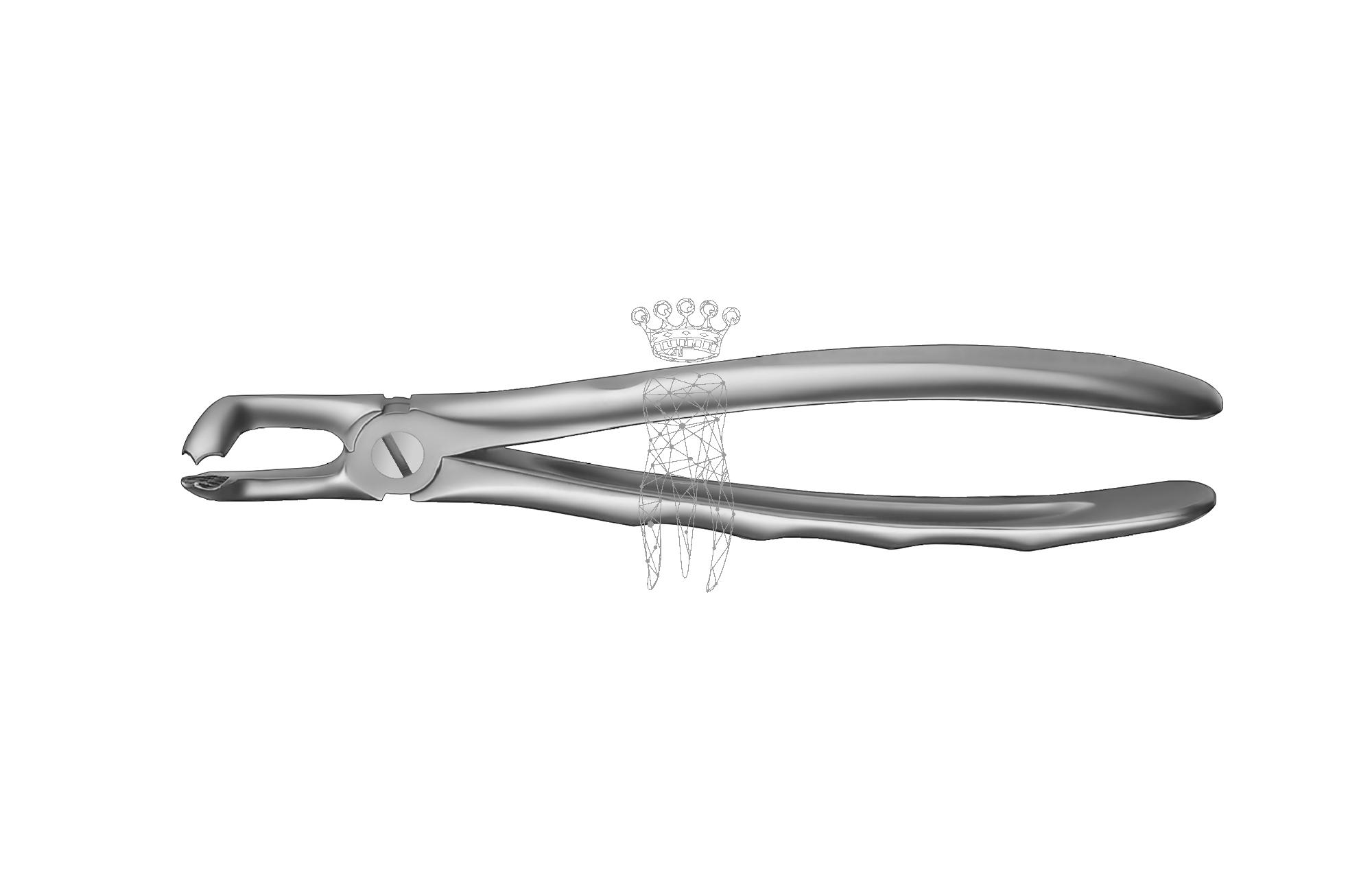 Extracting forcepsLiquidSteel Lower-Jaw wisdom