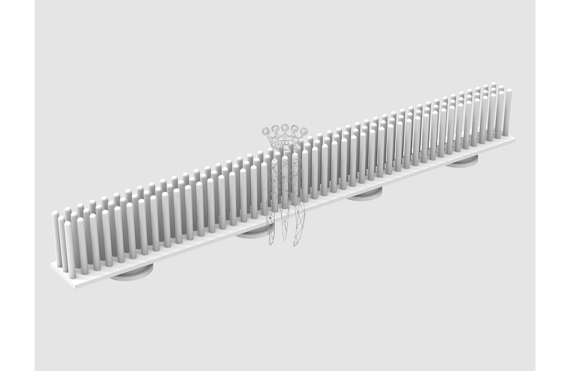 Silikon Niederhalter universal für Tray 3030