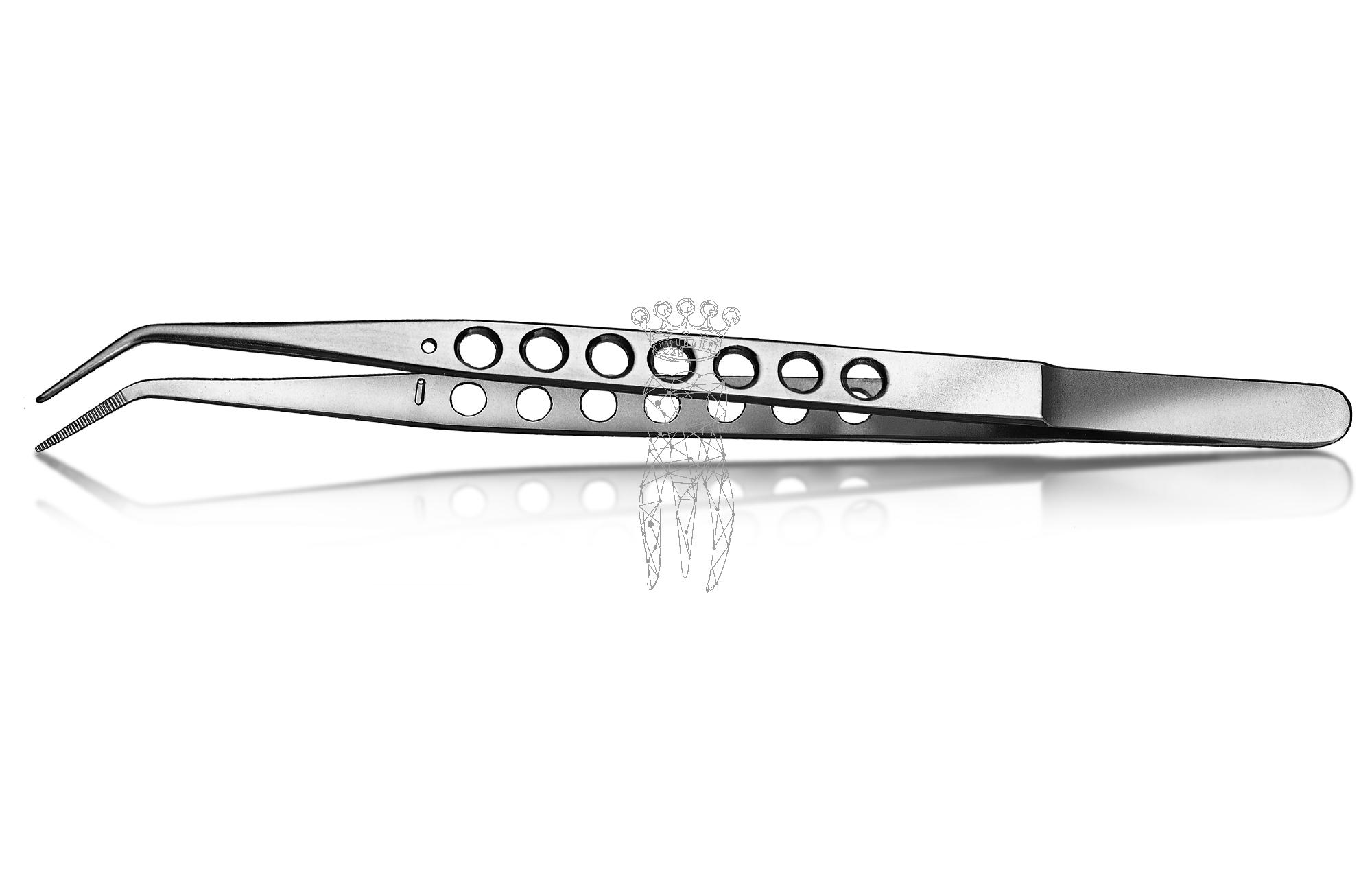 Tweezers College ERGOFORM serrated