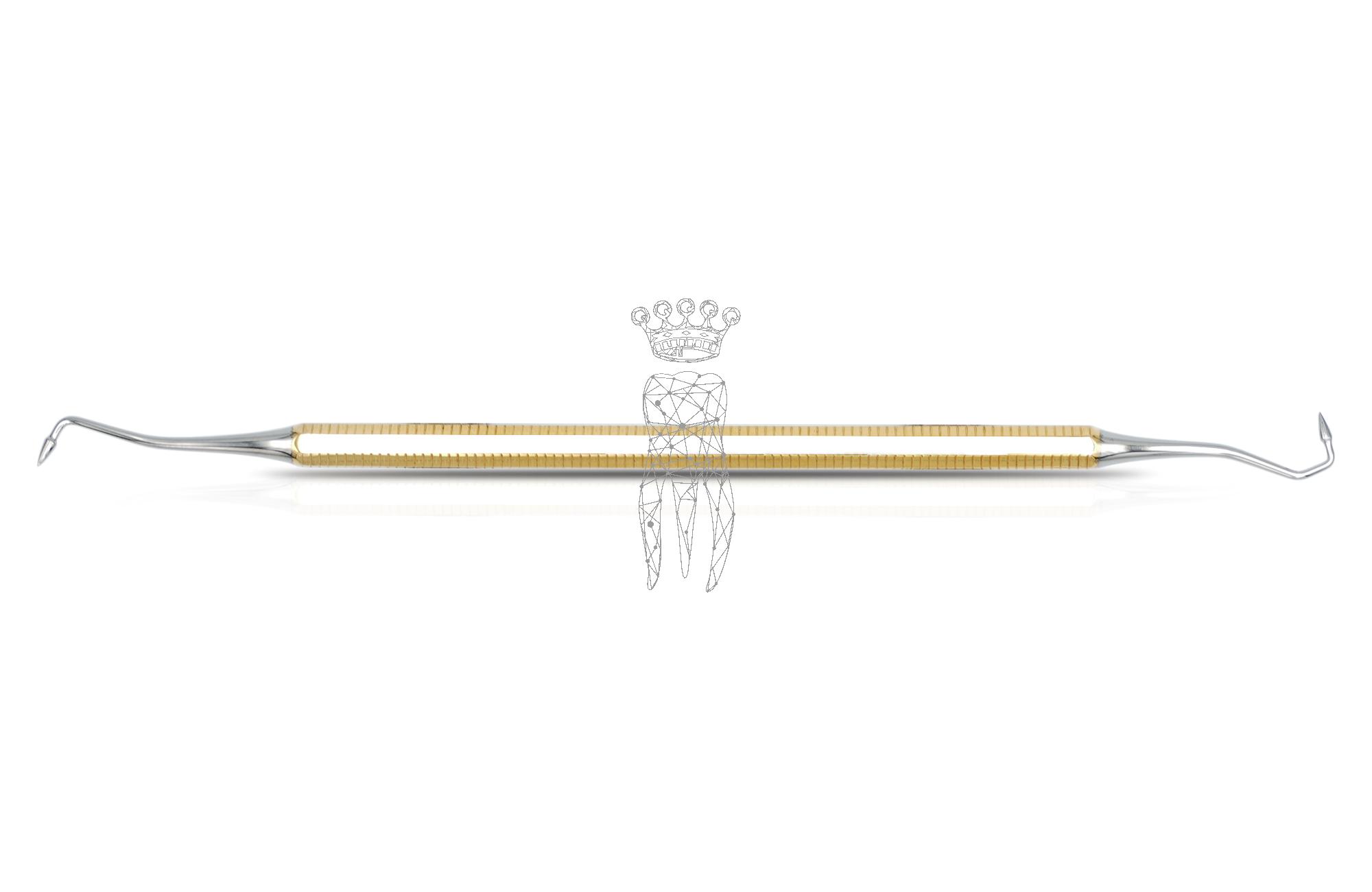 Composiginstrument  n. BOER Kontrawinkel spitz Kegel Ø 1.6mm PolyFill