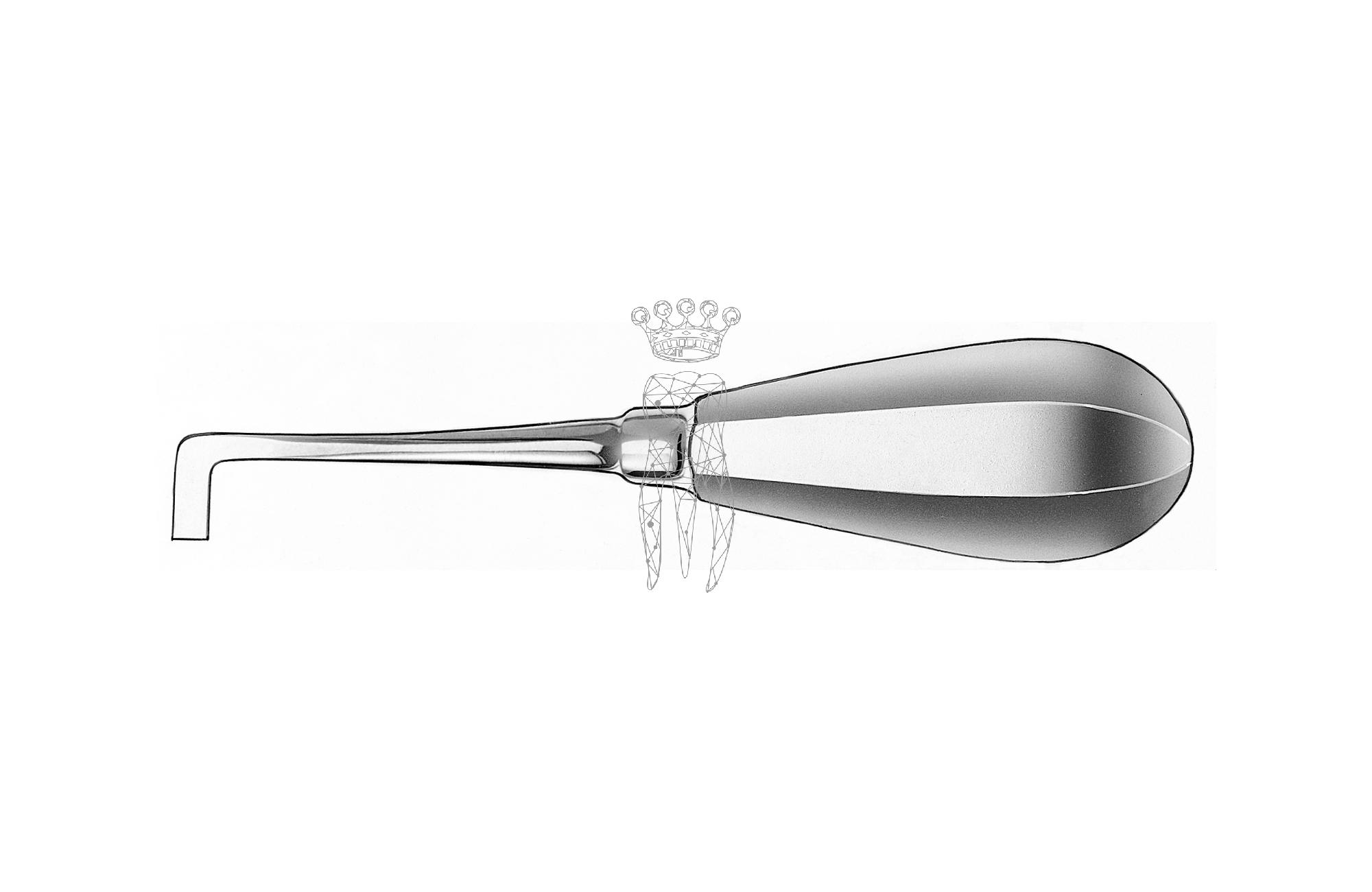 Kronenaufbieger gebogen längs 90° 5.0mm - |=0.5mm