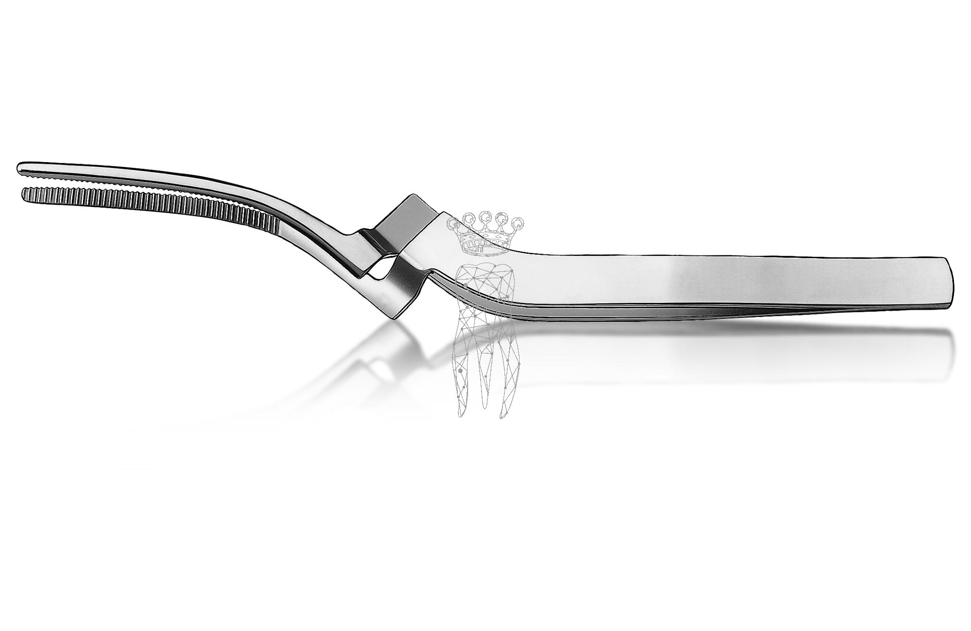 MILLER Articulating Paper Tweezers curved