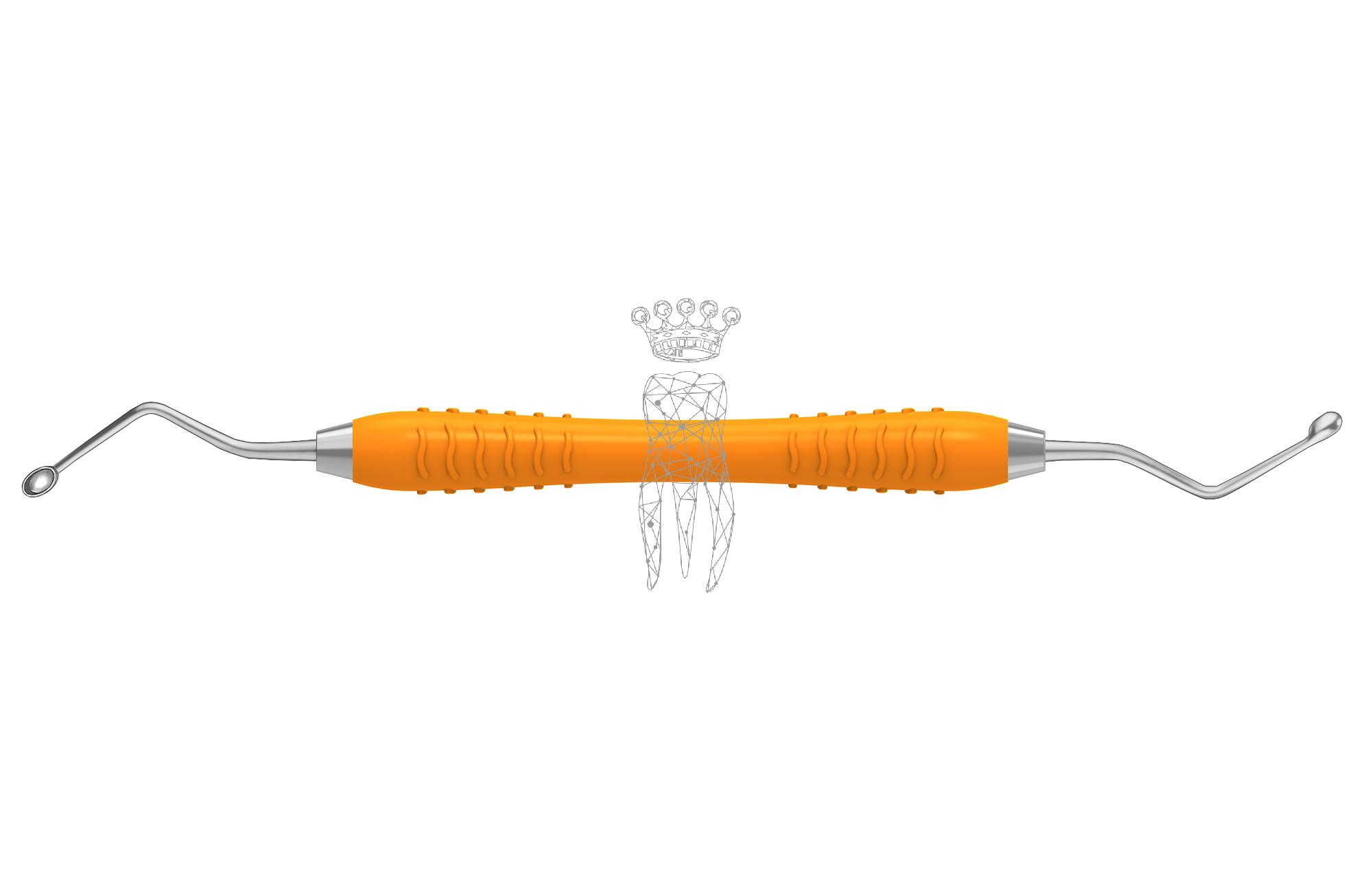 Scharfer Löffel Hemingway oval 3.5/5.5mm Colori-Silicon