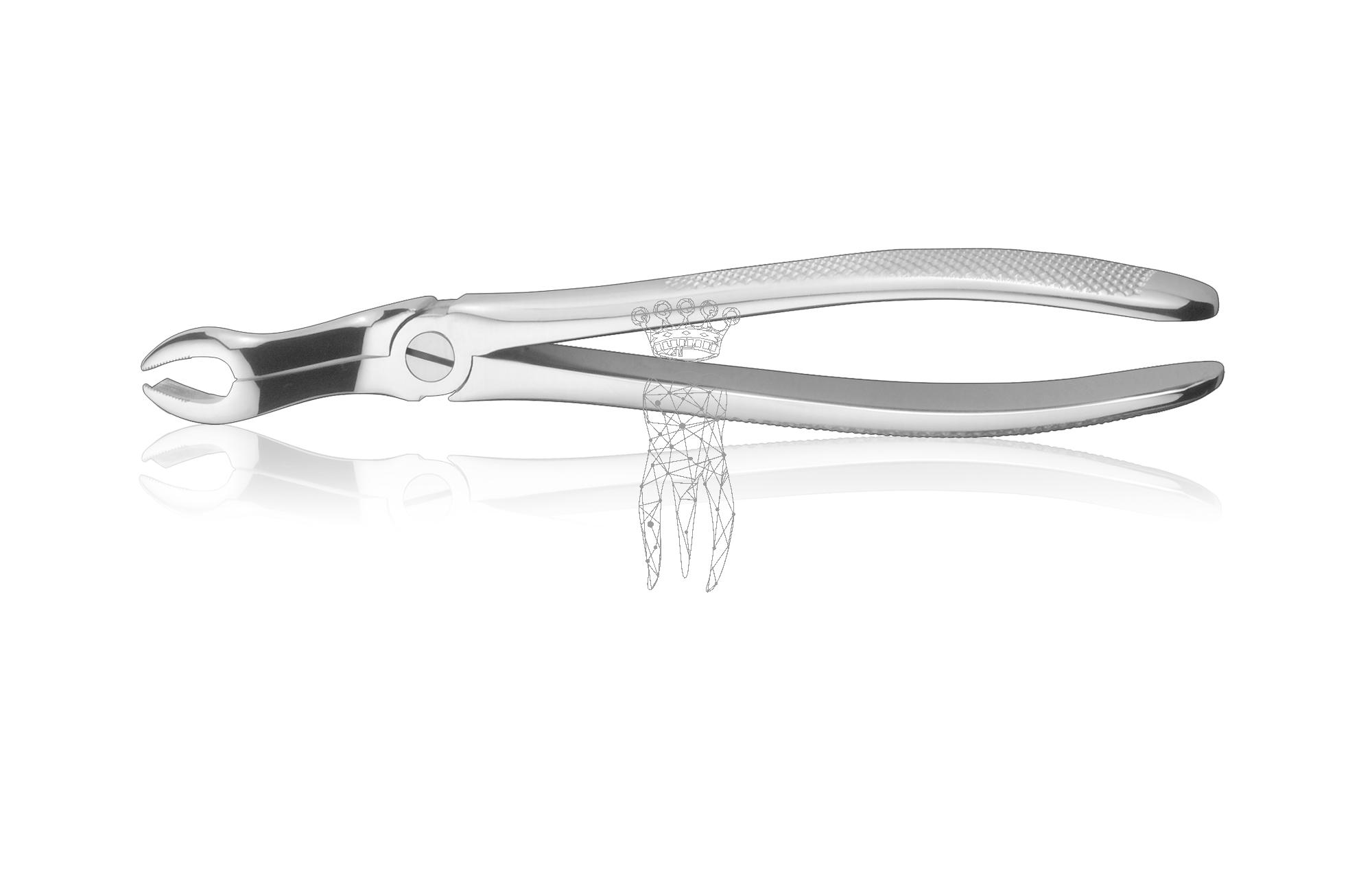 Extracting forceps friction grip Upper-Jaw wisdom