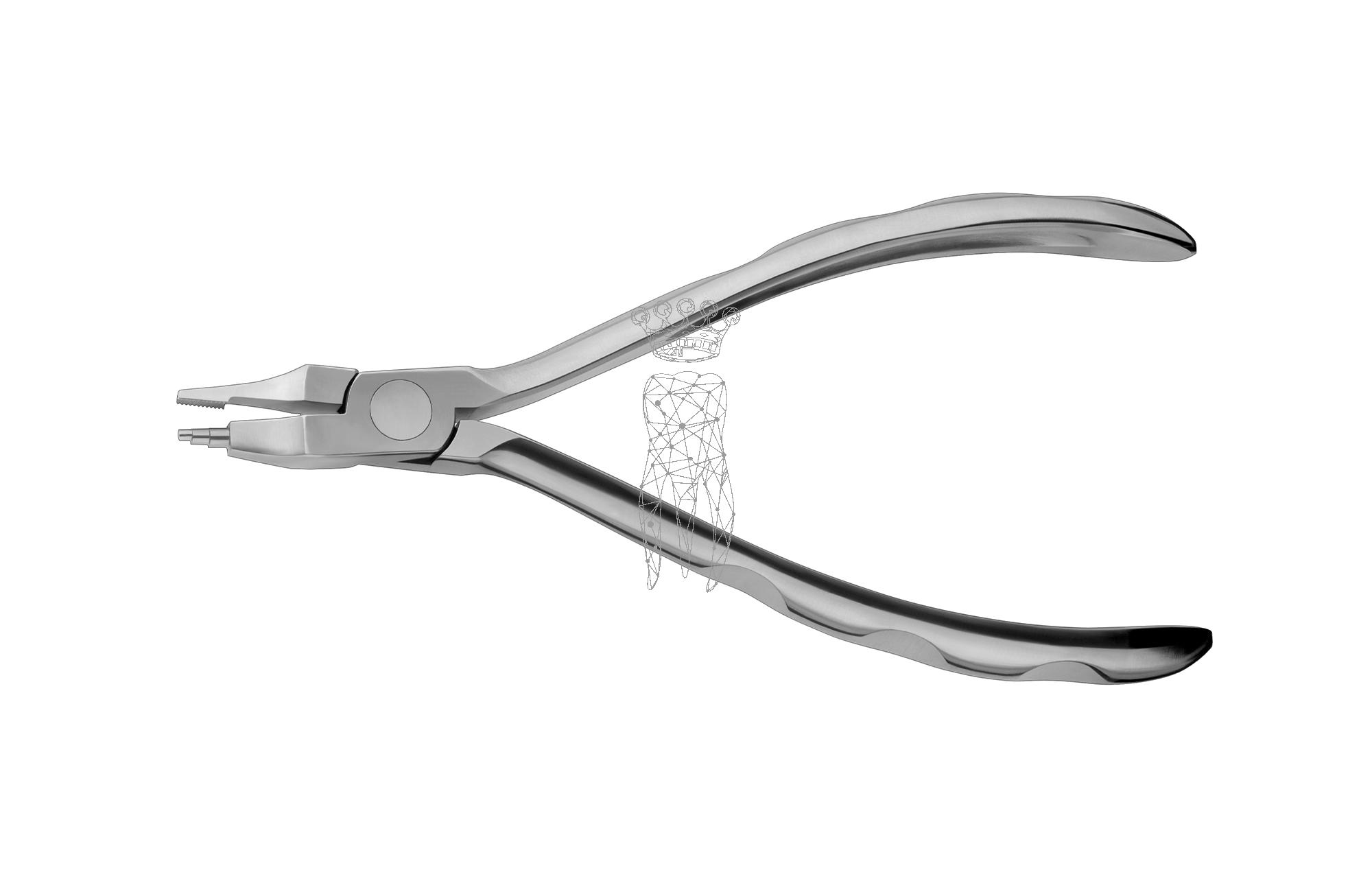 Tweed Loop Forming pliers with diameter for creating bull and helical loops