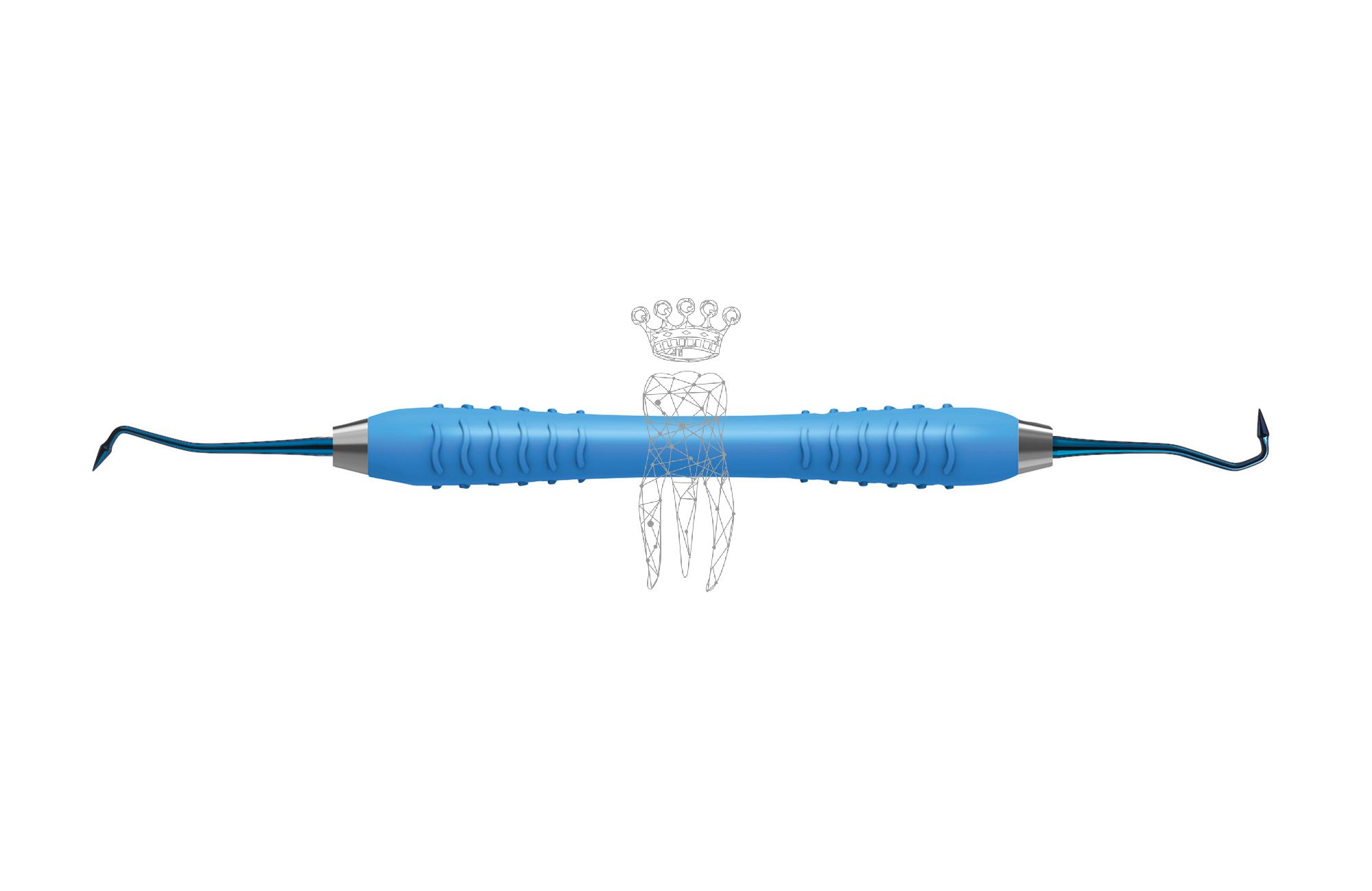Kegel spitz Kontrawinkel Ø1.6mm/Ø1.6mm PolyFill Colori-Silicon BlackPlasma