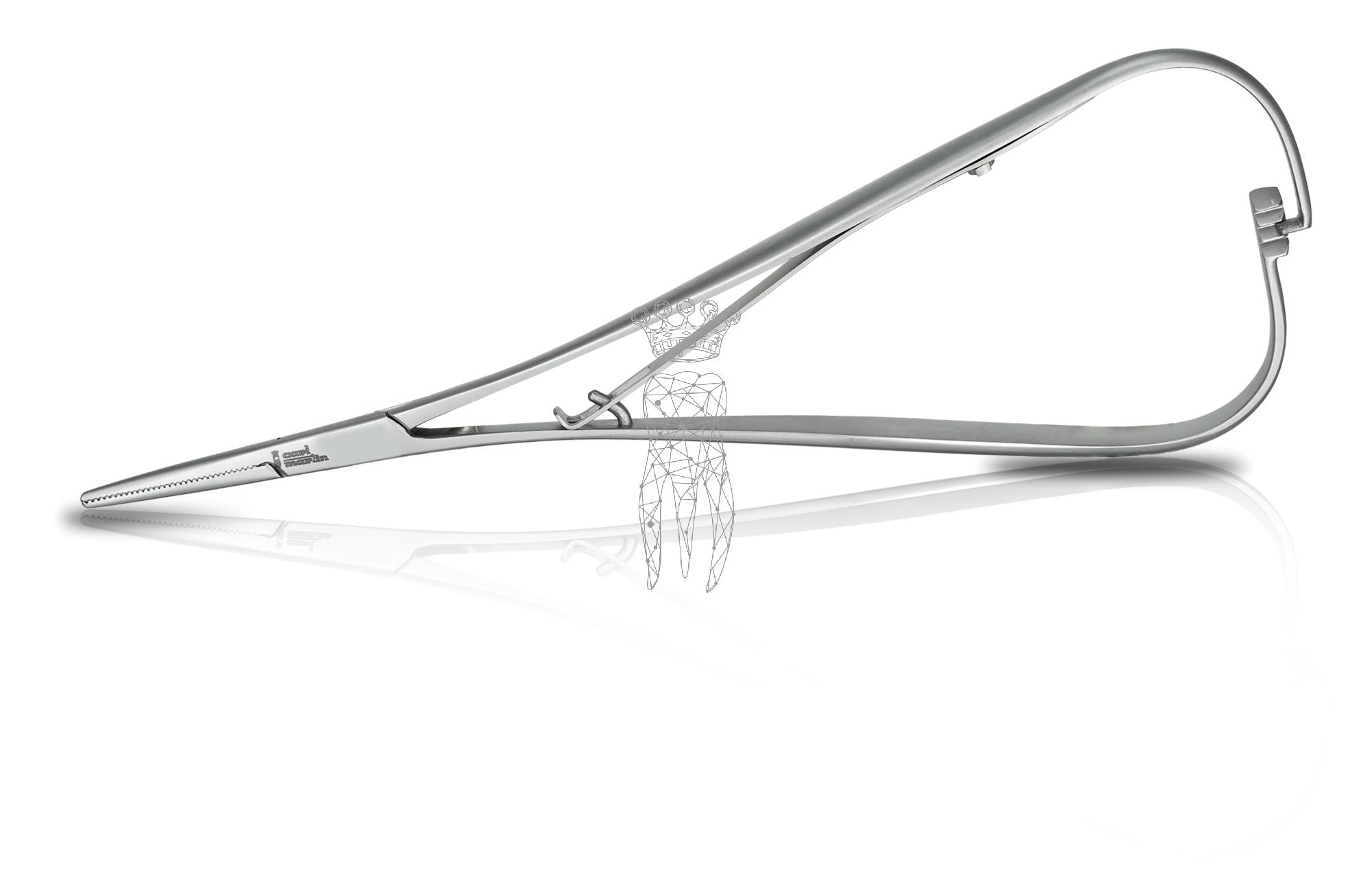 Needleholder for ligatures 14cm smooth-running, graceful - straight