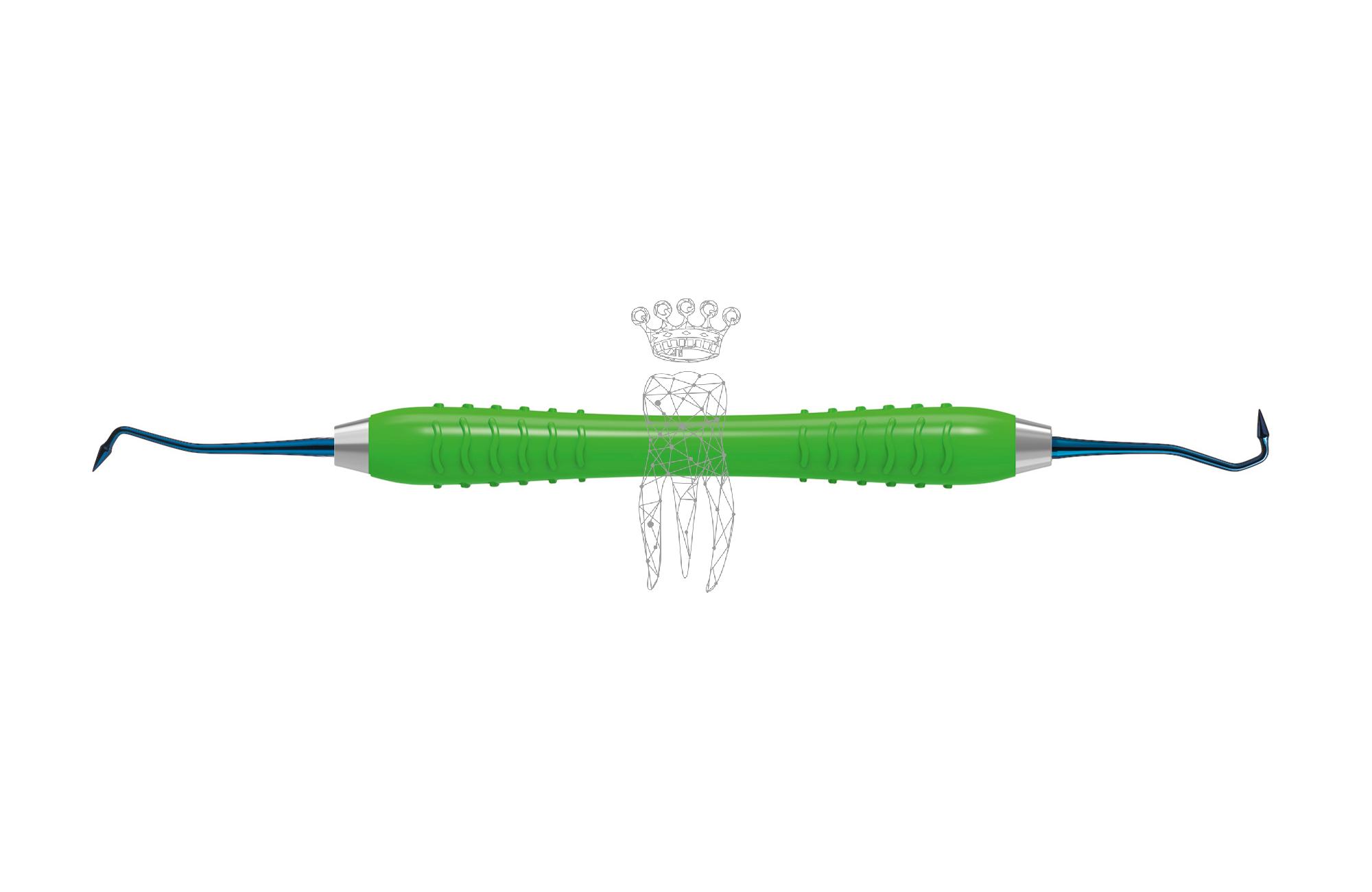 Kegel spitz Kontrawinkel Ø1.6mm/Ø1.6mm PolyFill Colori-Silicon BlackPlasma